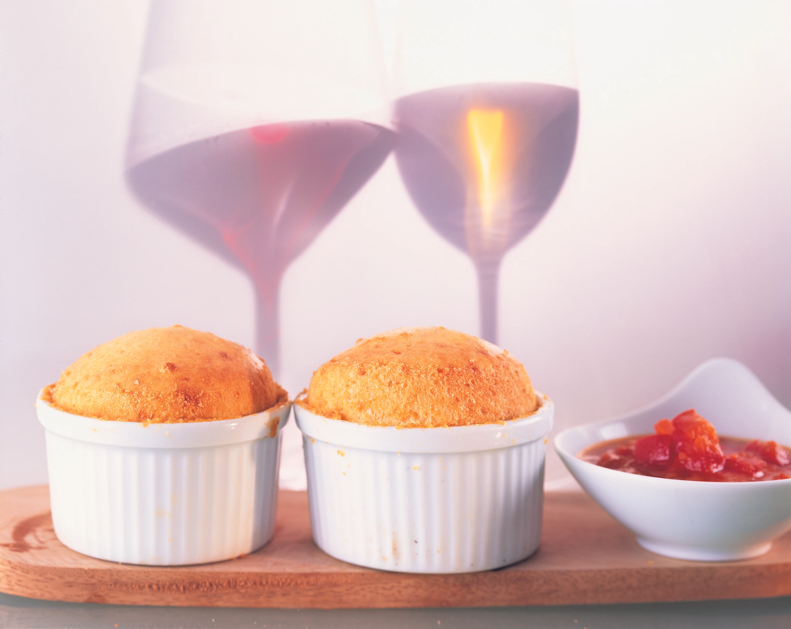 Käseauflauf mit Paradeiser-Paprika-Marmelade