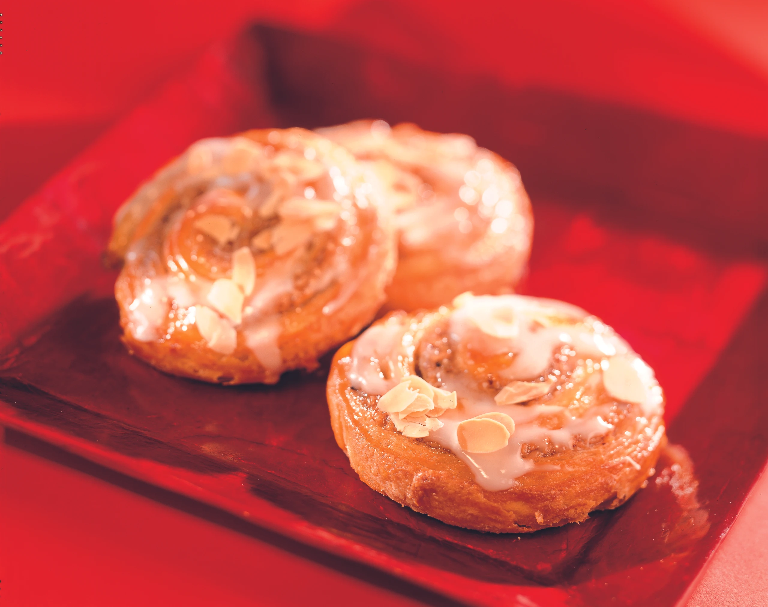 Nussschnecken aus Plunderteig