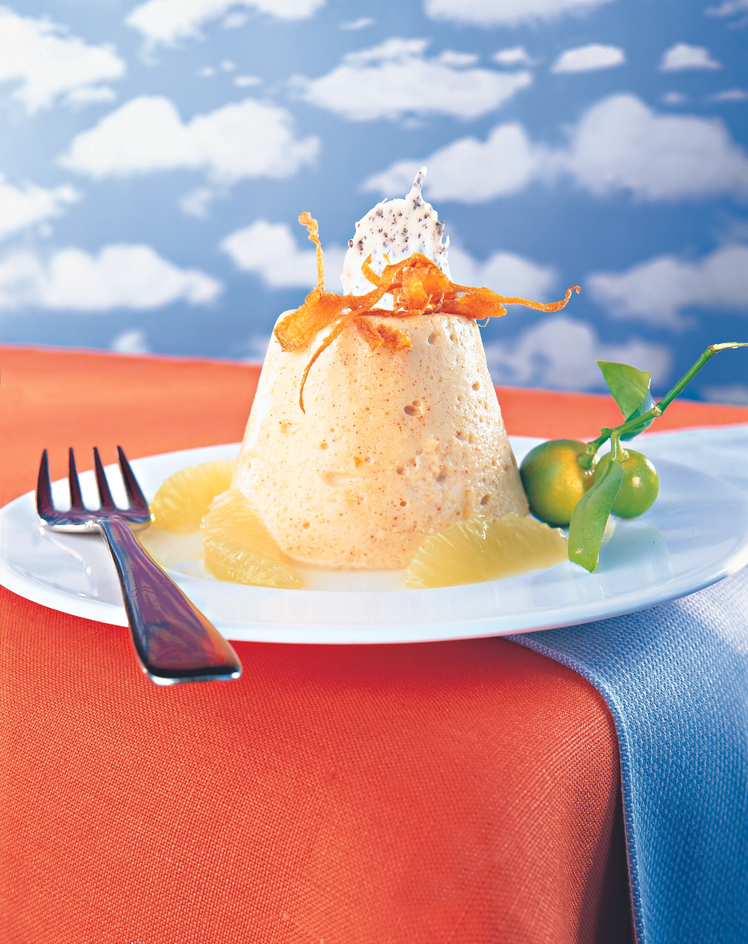 Karottenmousse mit Limettensauce