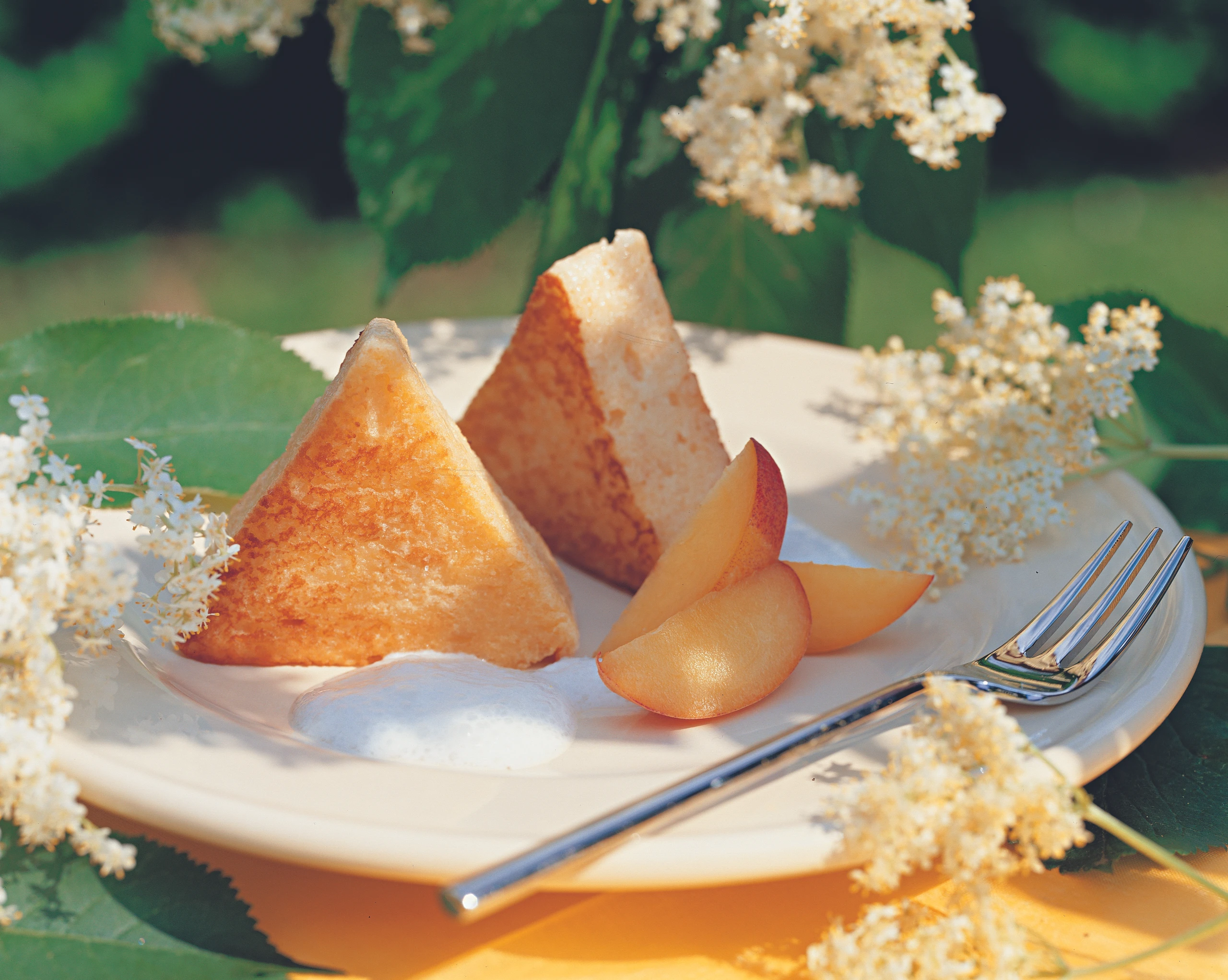 Holunder-Terrine mit Hollerschaum