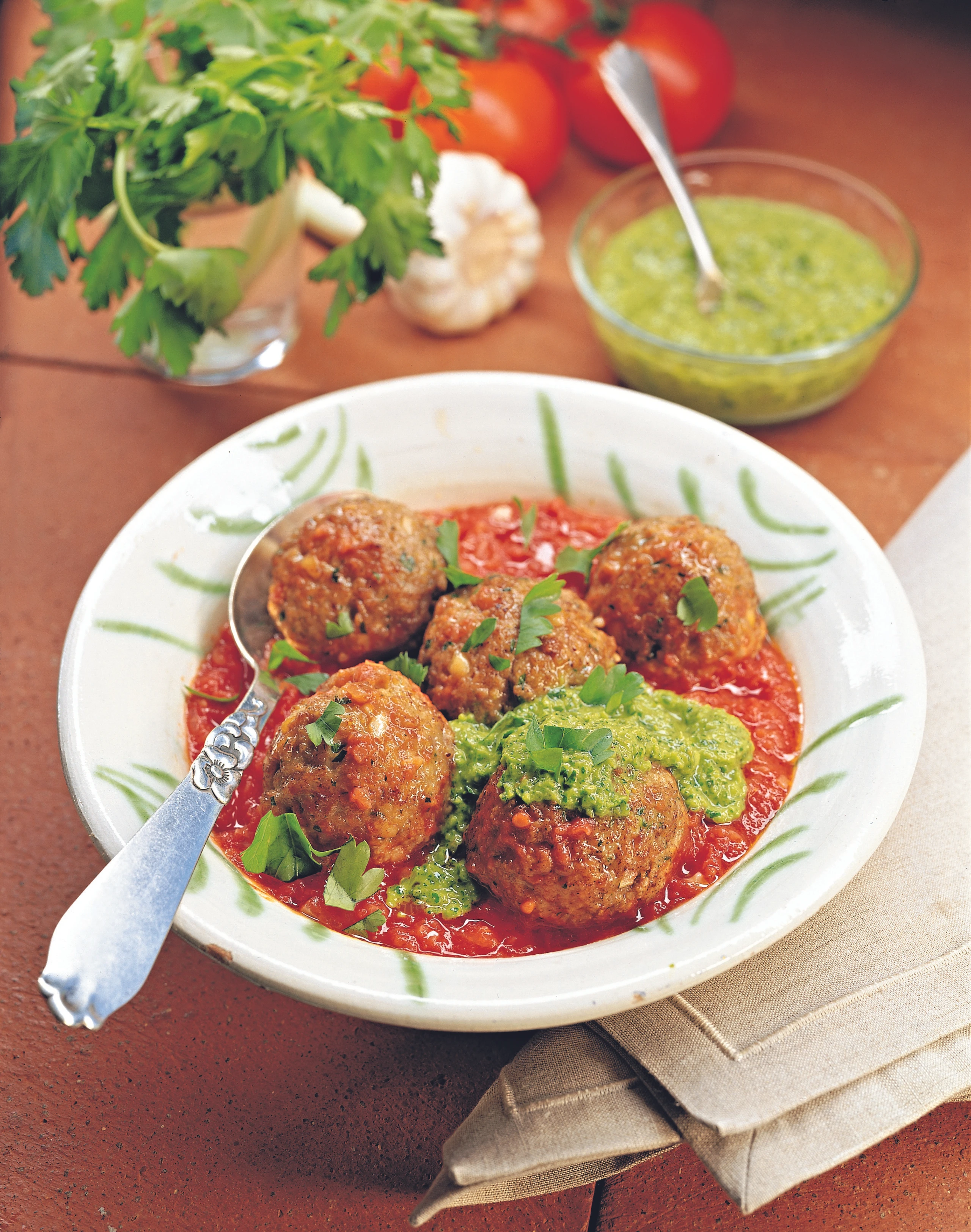 Fleischbällchen in Paradeissauce