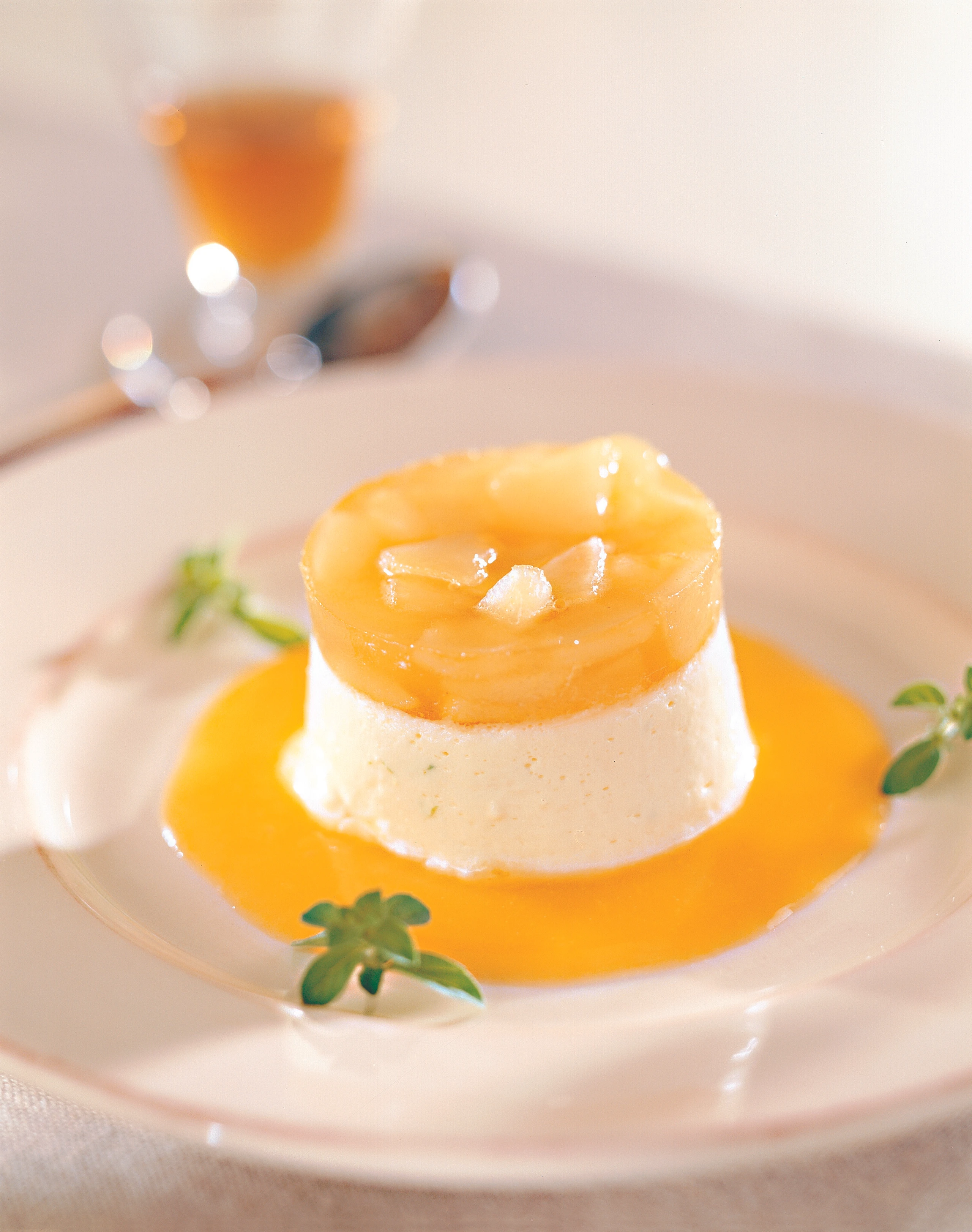 Birnentörtchen mit Orangensauce