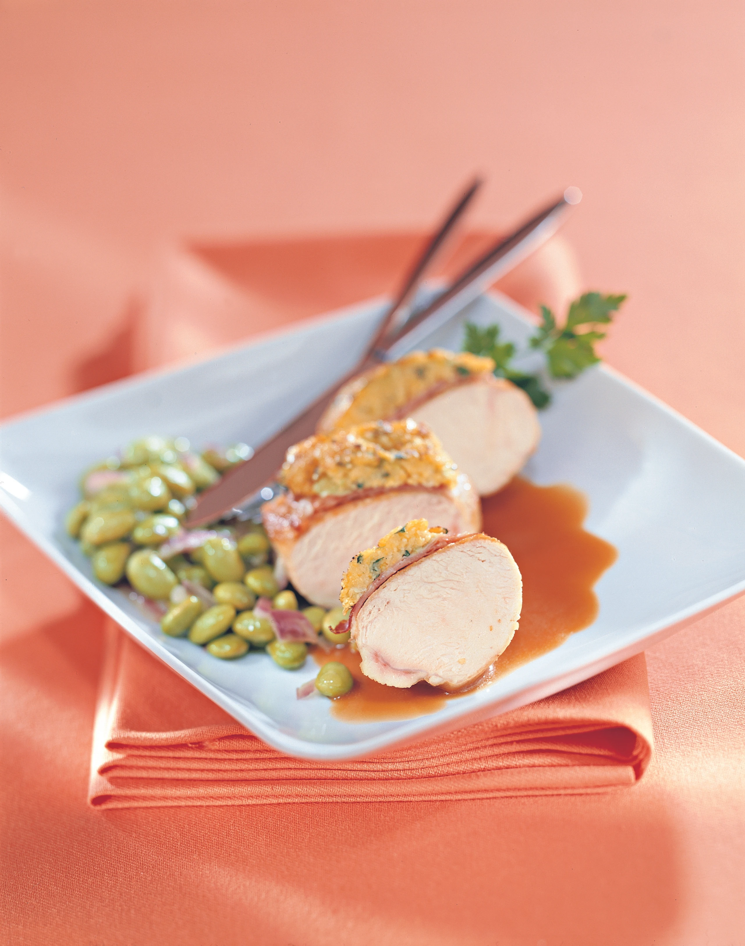 Hühnerfilet mit Maiskruste