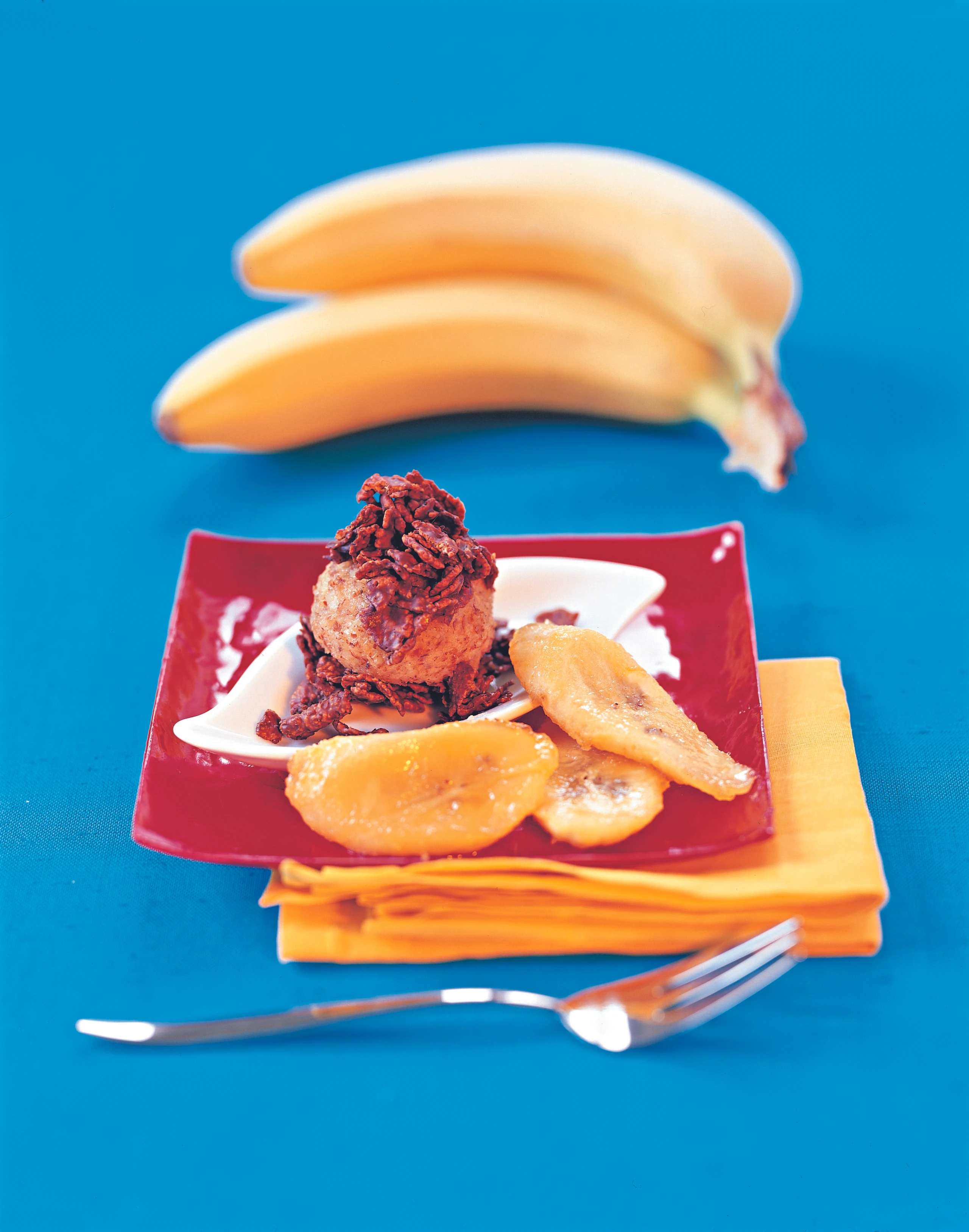 Nussknöderl mit Bananen