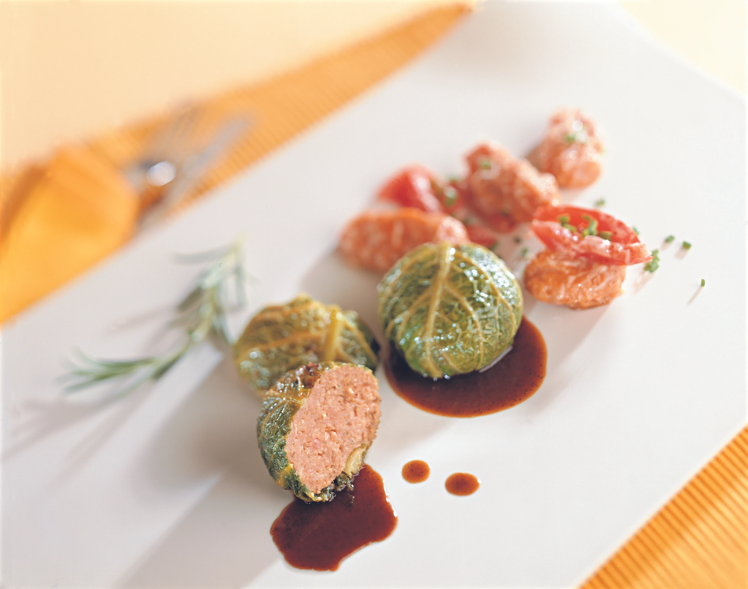 Lammhaschee im Kohlblatt