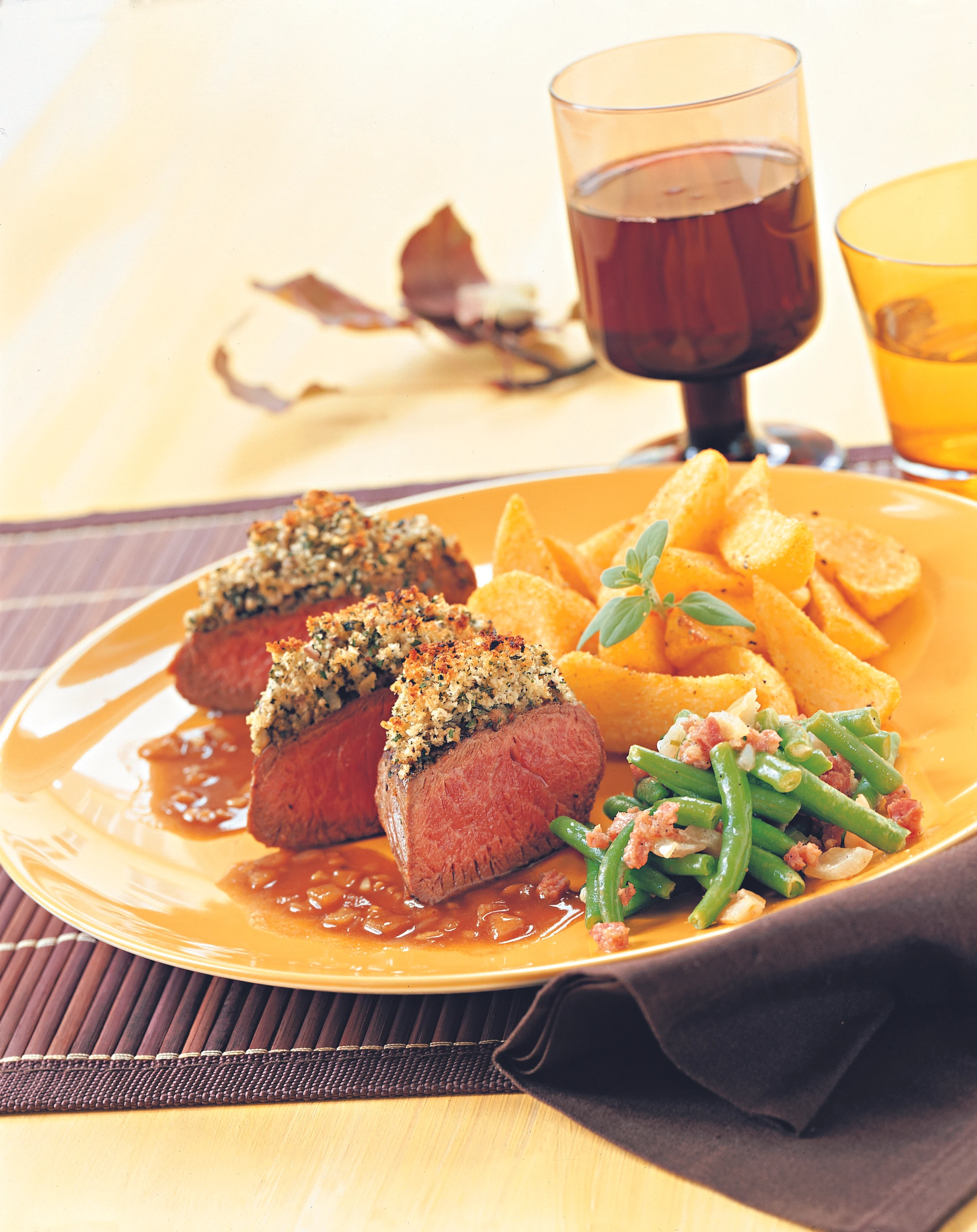 Lammrücken mit Kräuterkruste