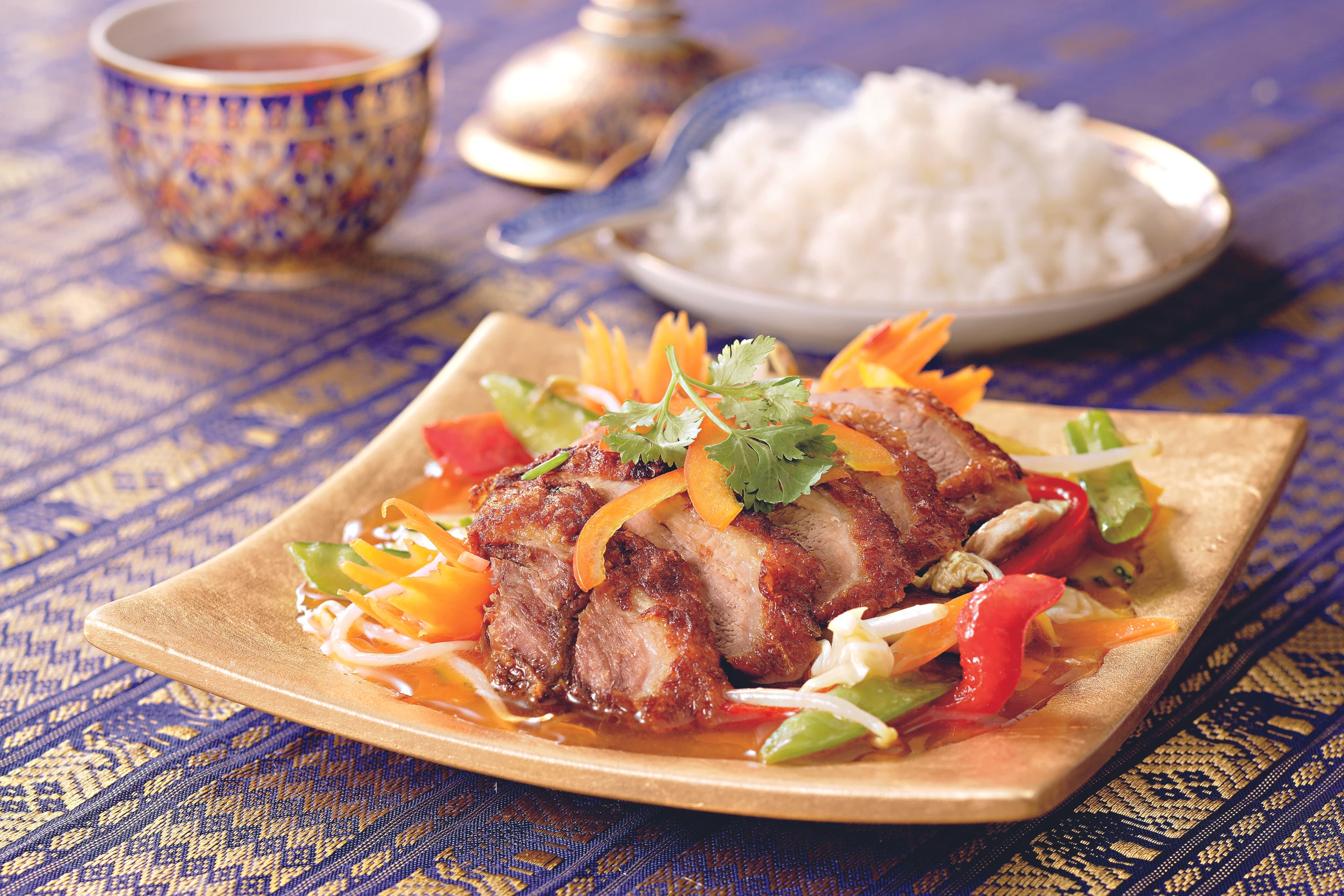 Ped Tod Grob: Knusprige Thai-Ente