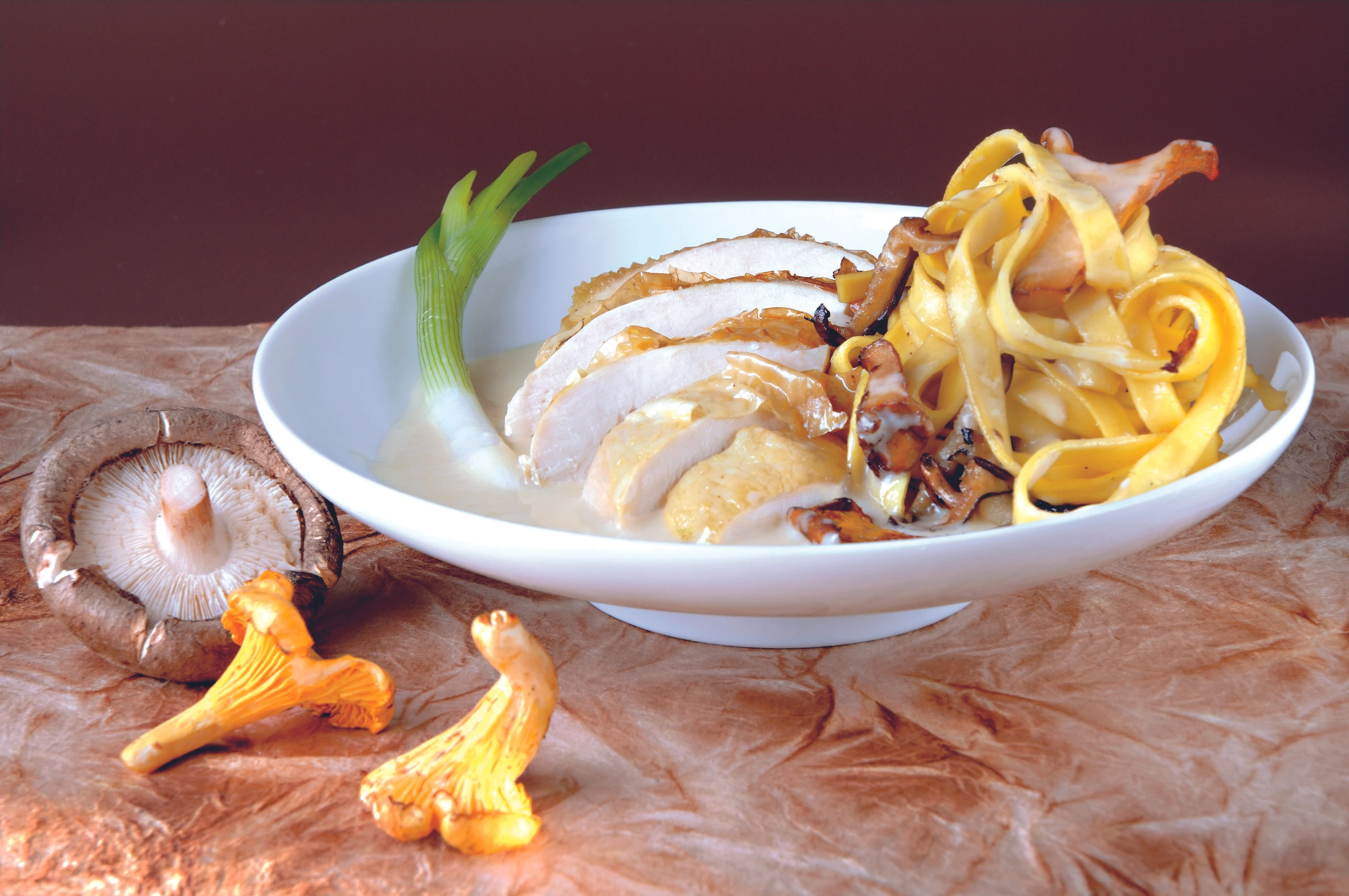 Hühnerfilet in weißer Kaffeesauce