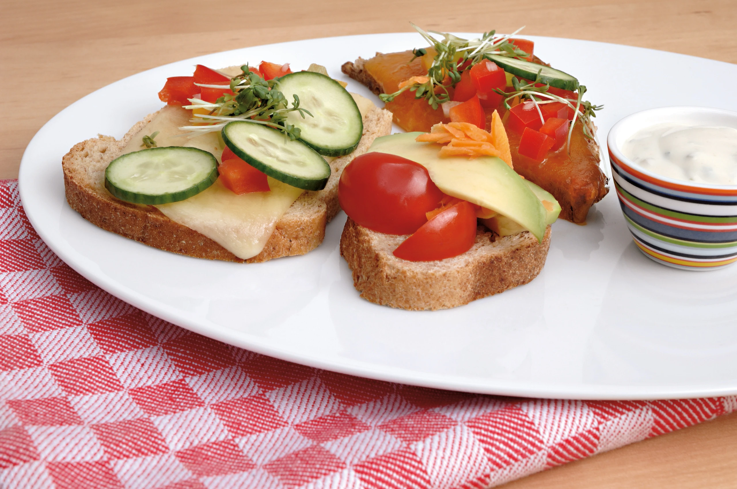 Heiße belegte Brötchen