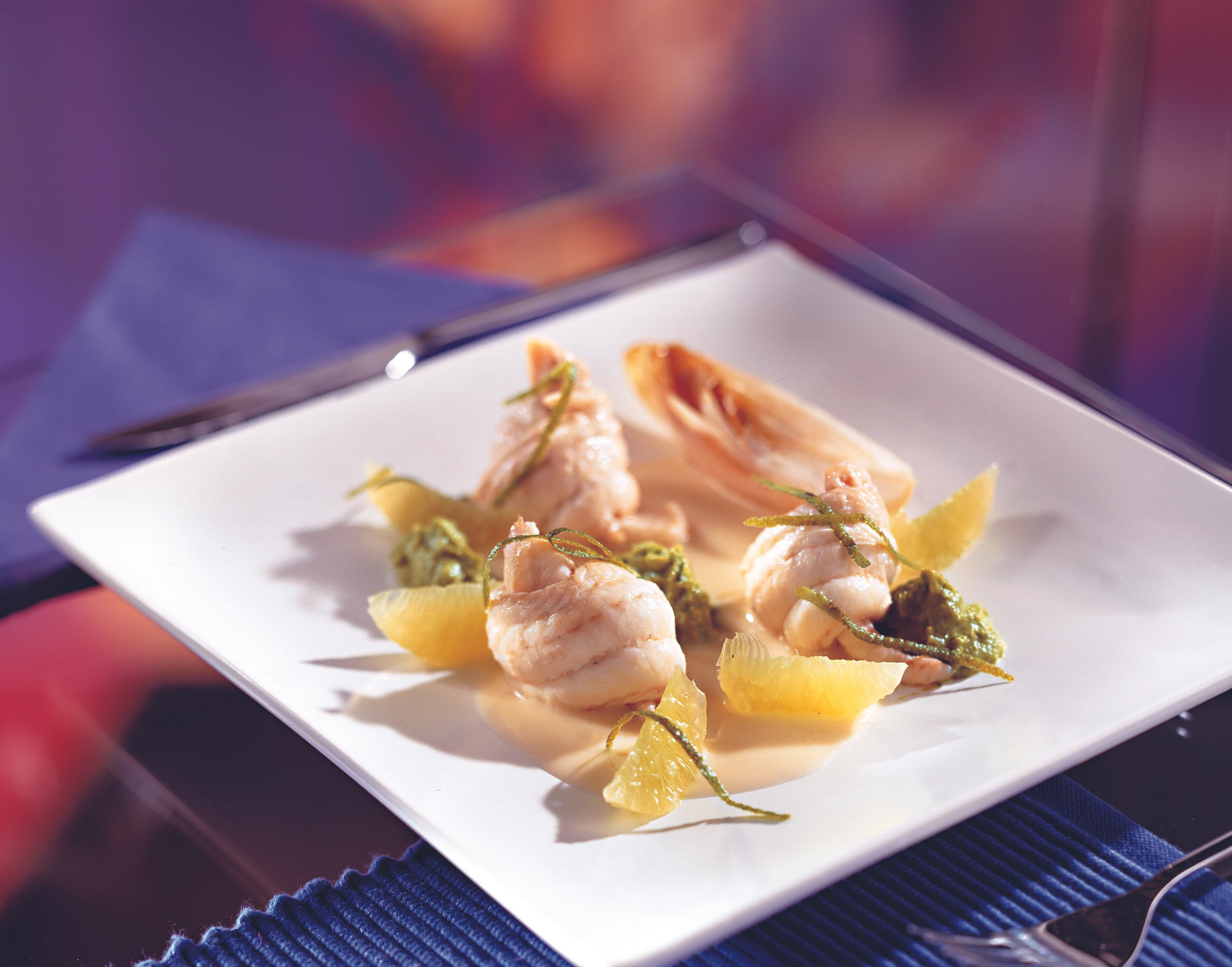 Seezungenfilets mit Limettensauce