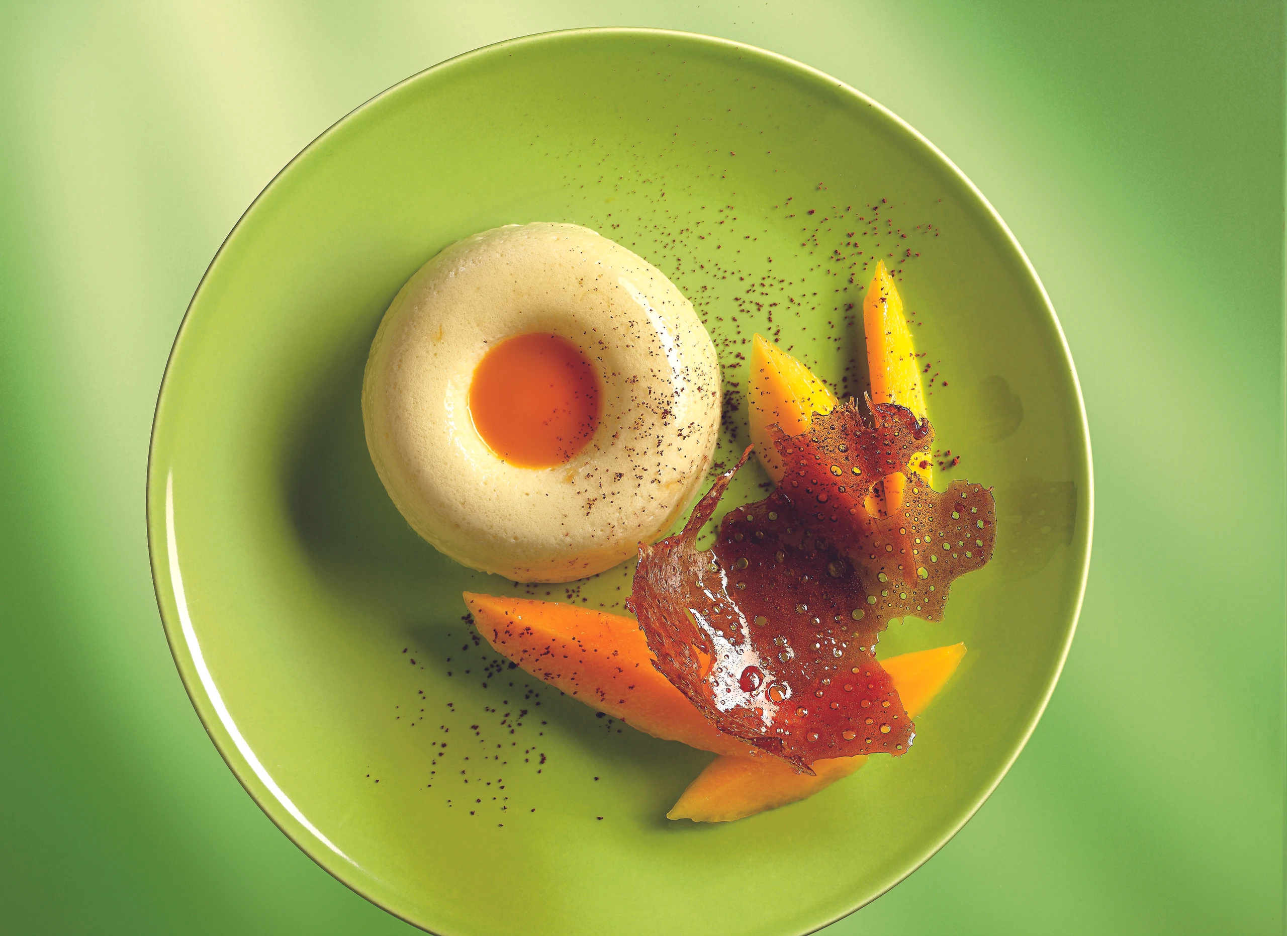 Verbene-Savarin mit Mango