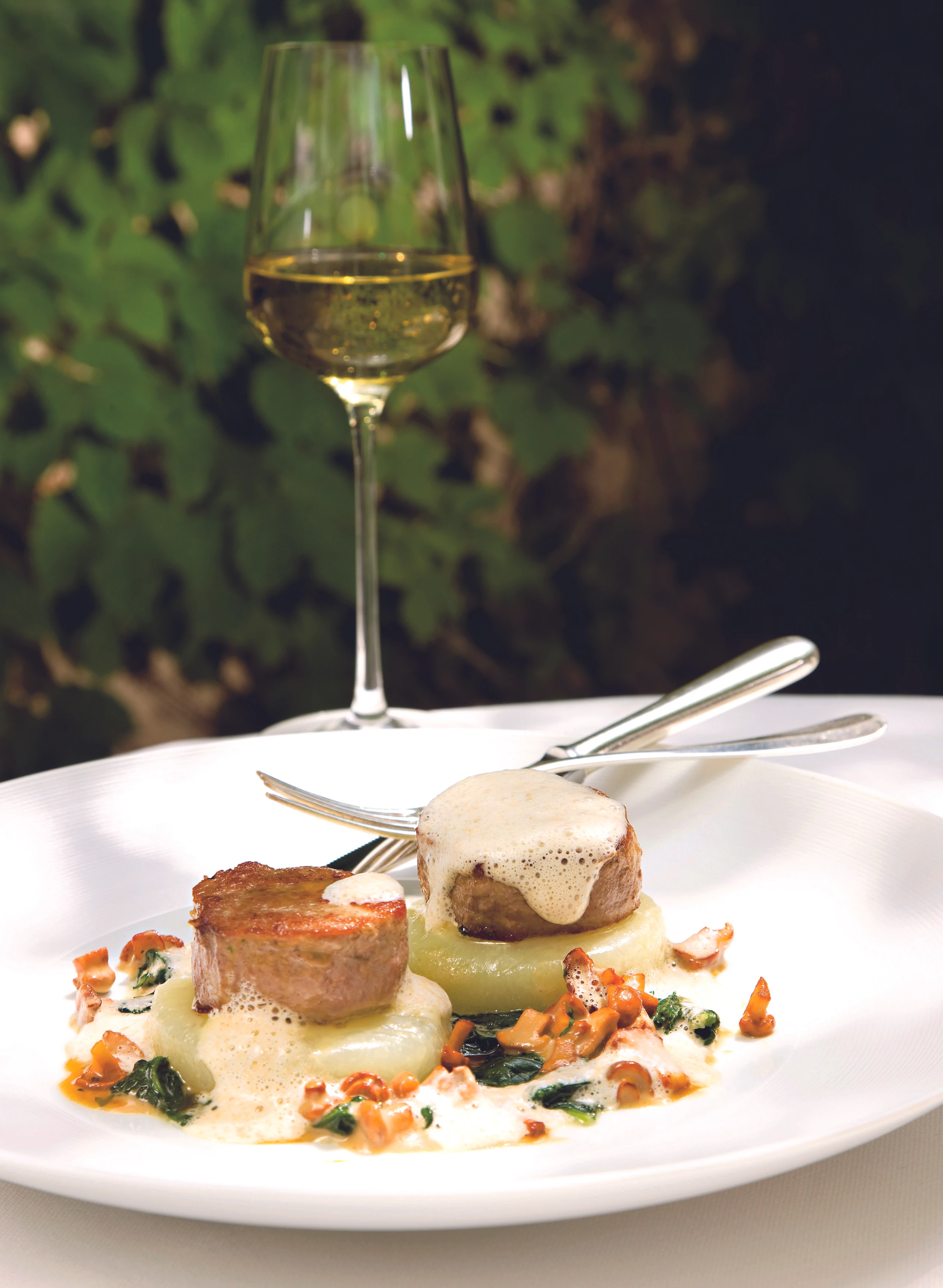 Kalbsmedaillons mit Eierschwammerln