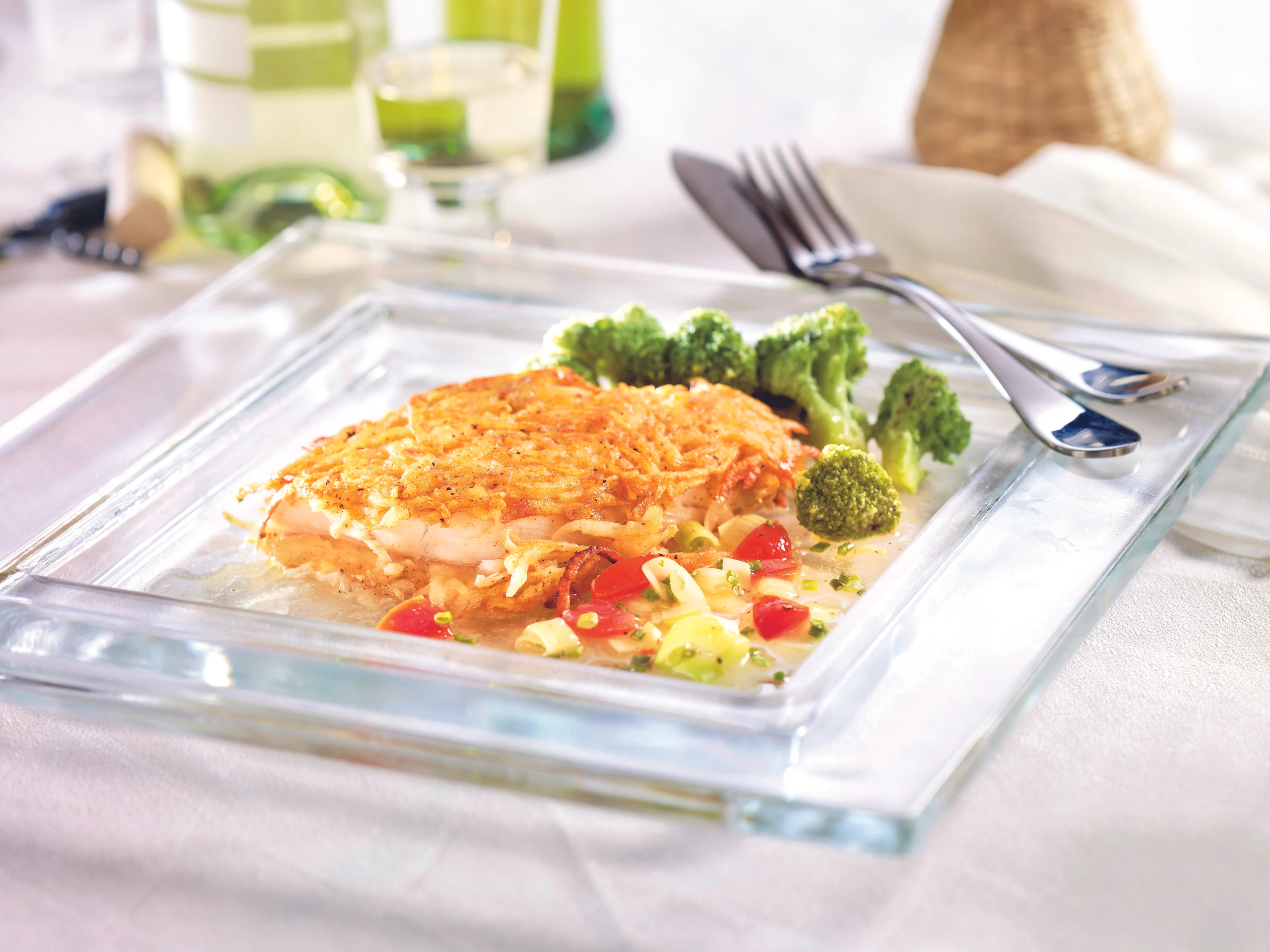 Zanderfilet in der Erdäpfelkruste