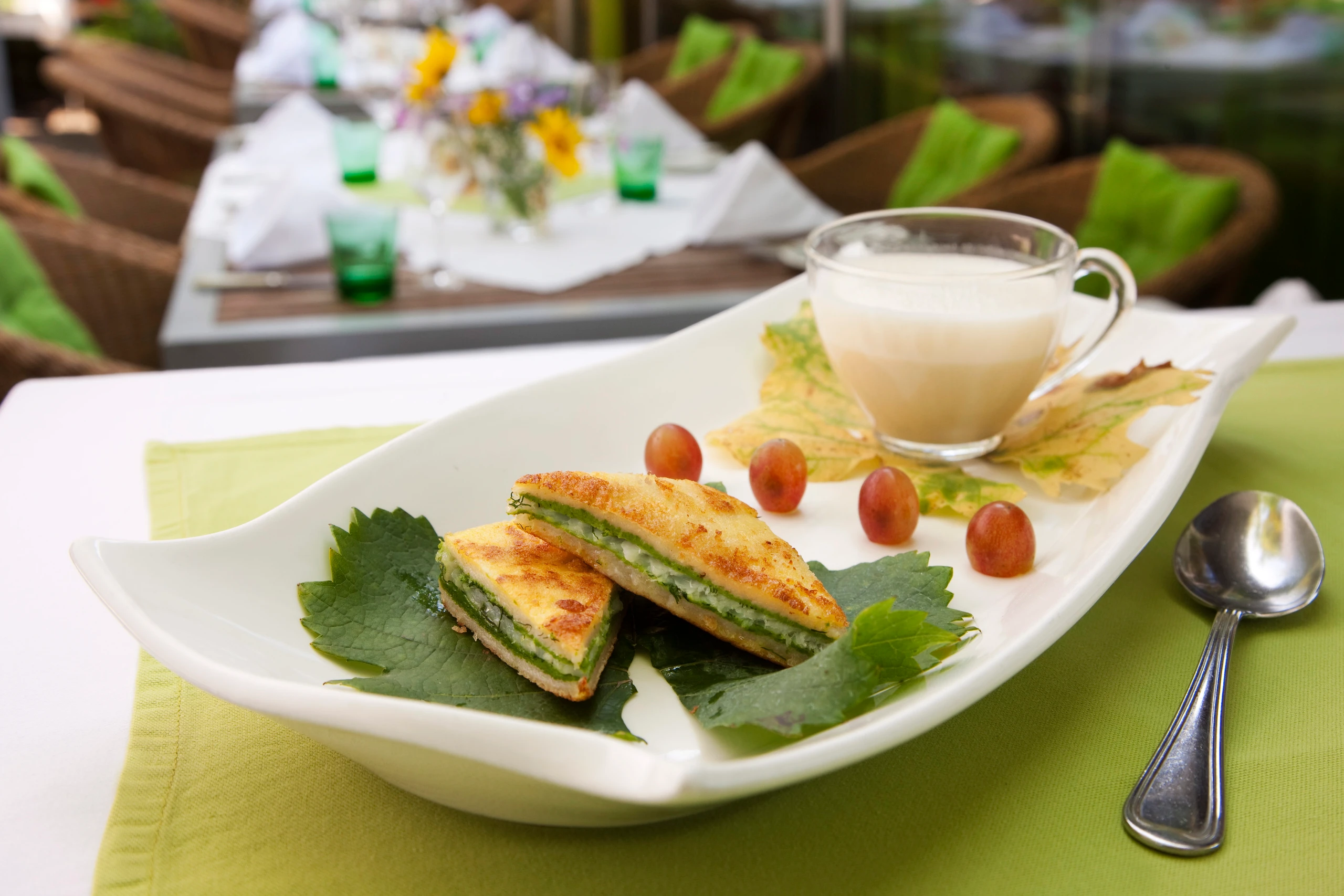 Mostsuppe mit Zanderpofesen