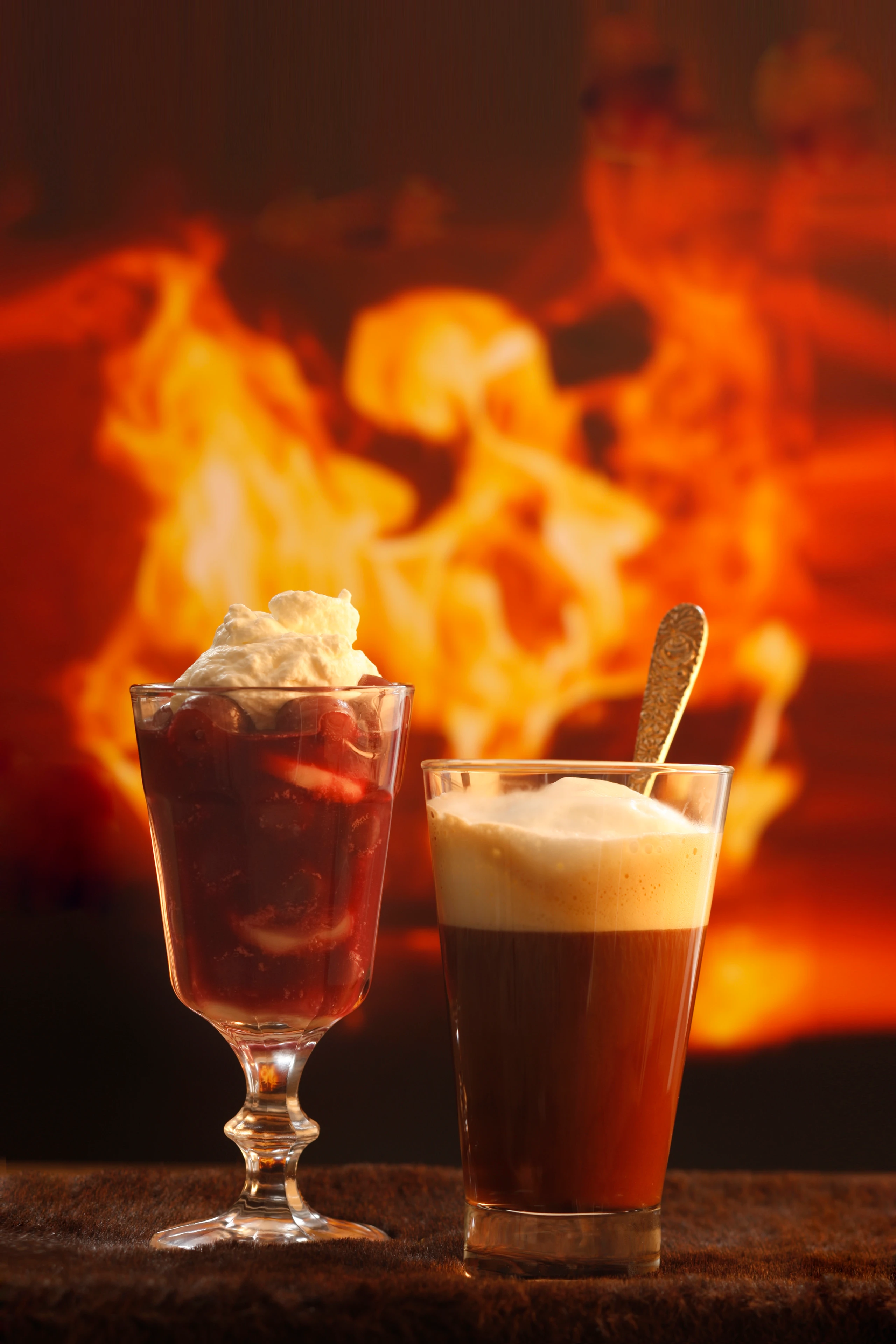 Kirschen-Marzipan-Drink und Chococino