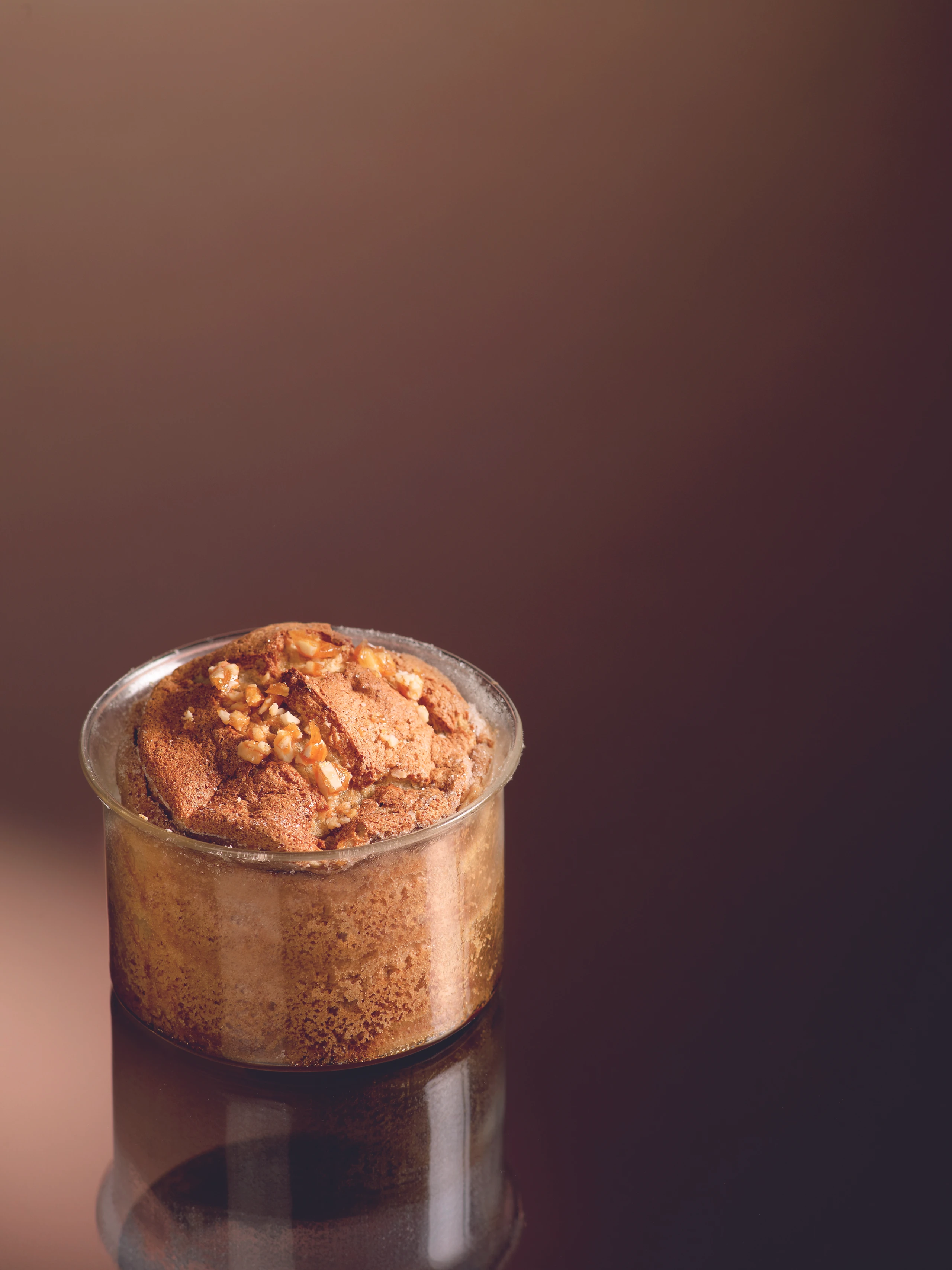 Kaffee-Soufflé mit Mandelkrokant