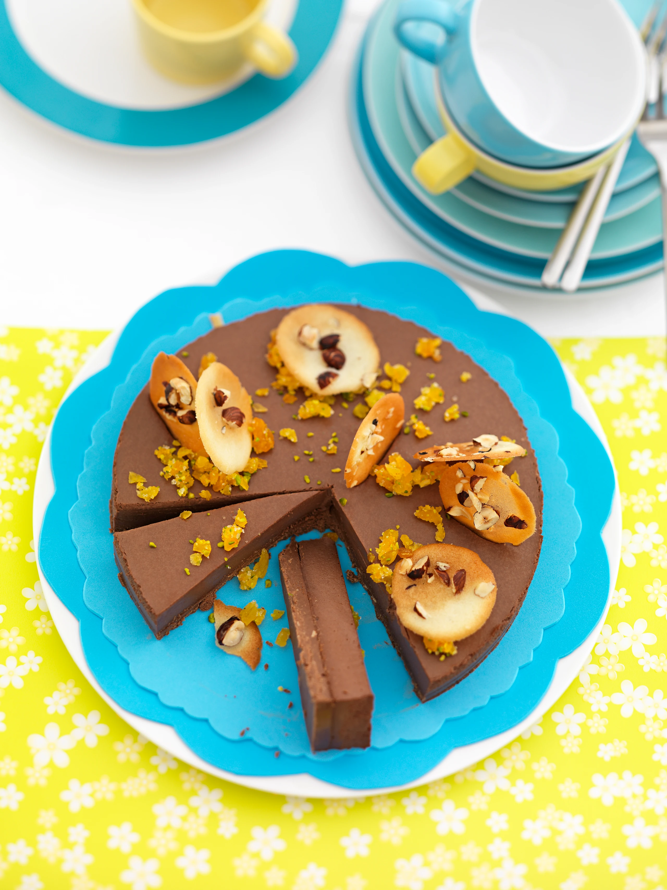 Schokotorte mit Knusperhippen