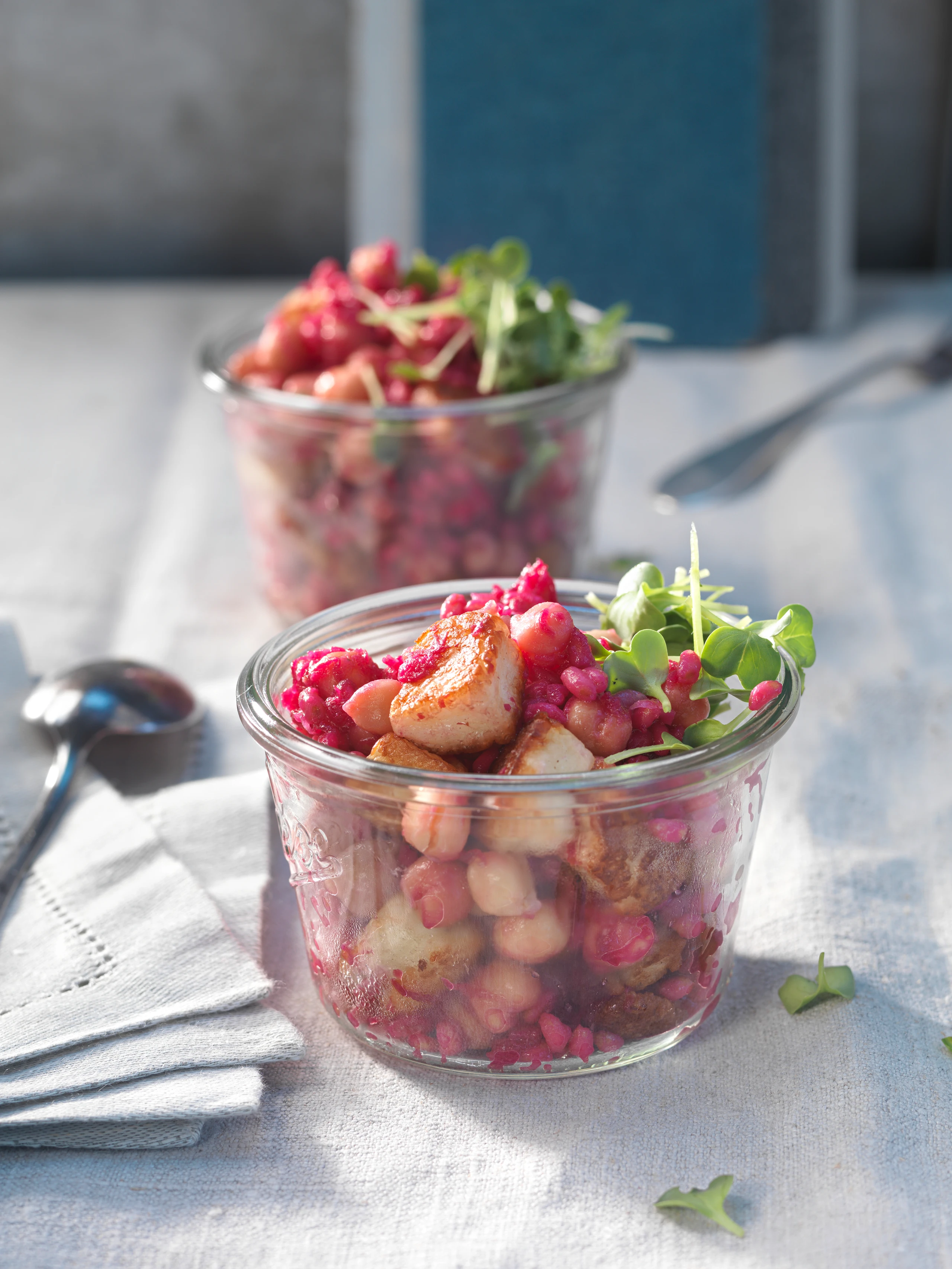 Rübenweizen mit Halloumi