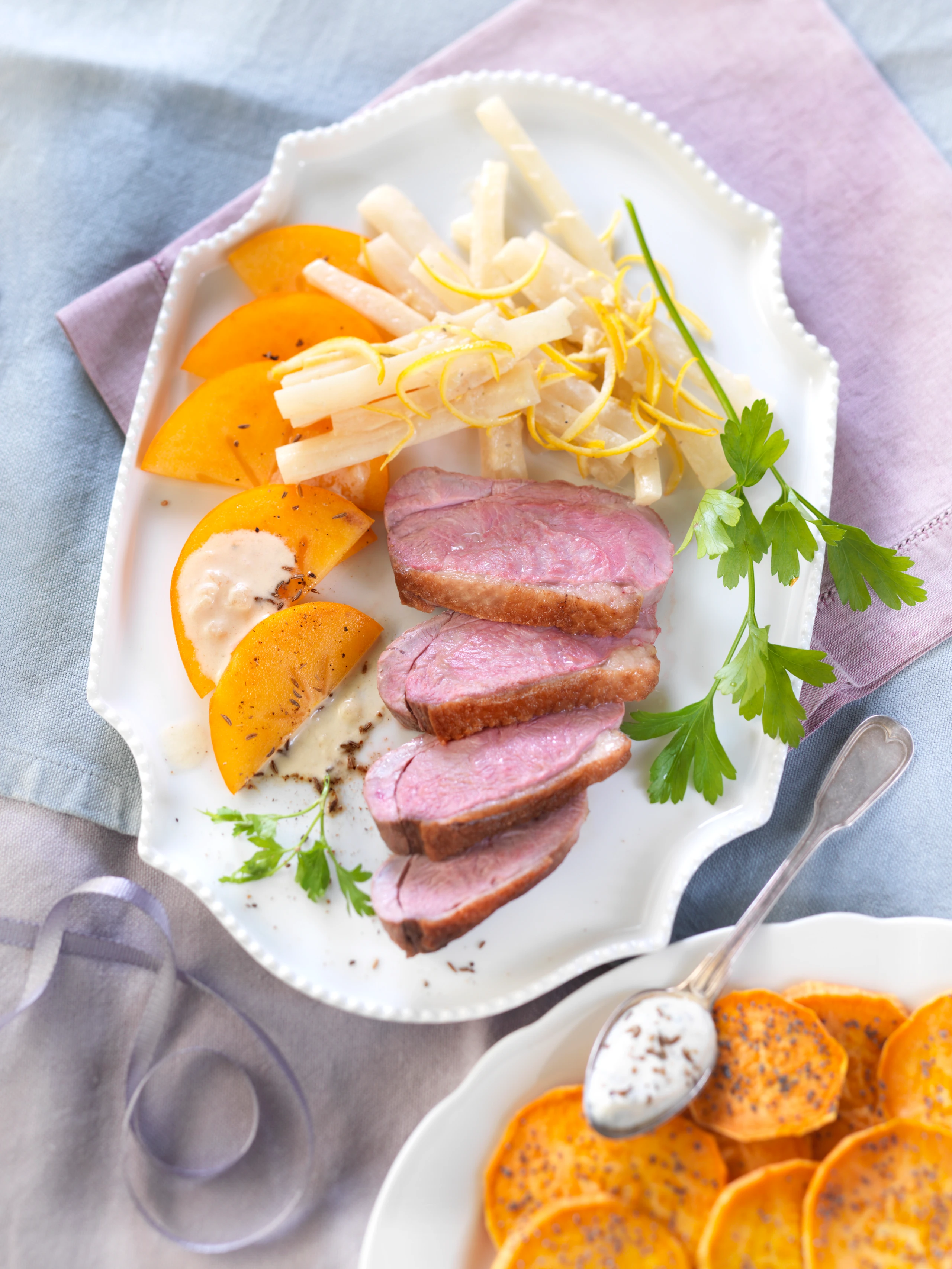 Entenbrust mit Koriander