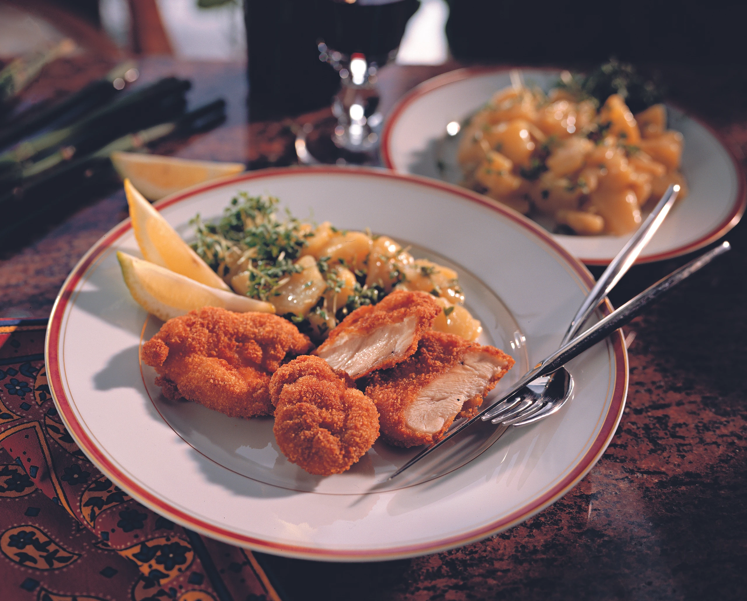 Mariniertes gebackenes Kaninchen