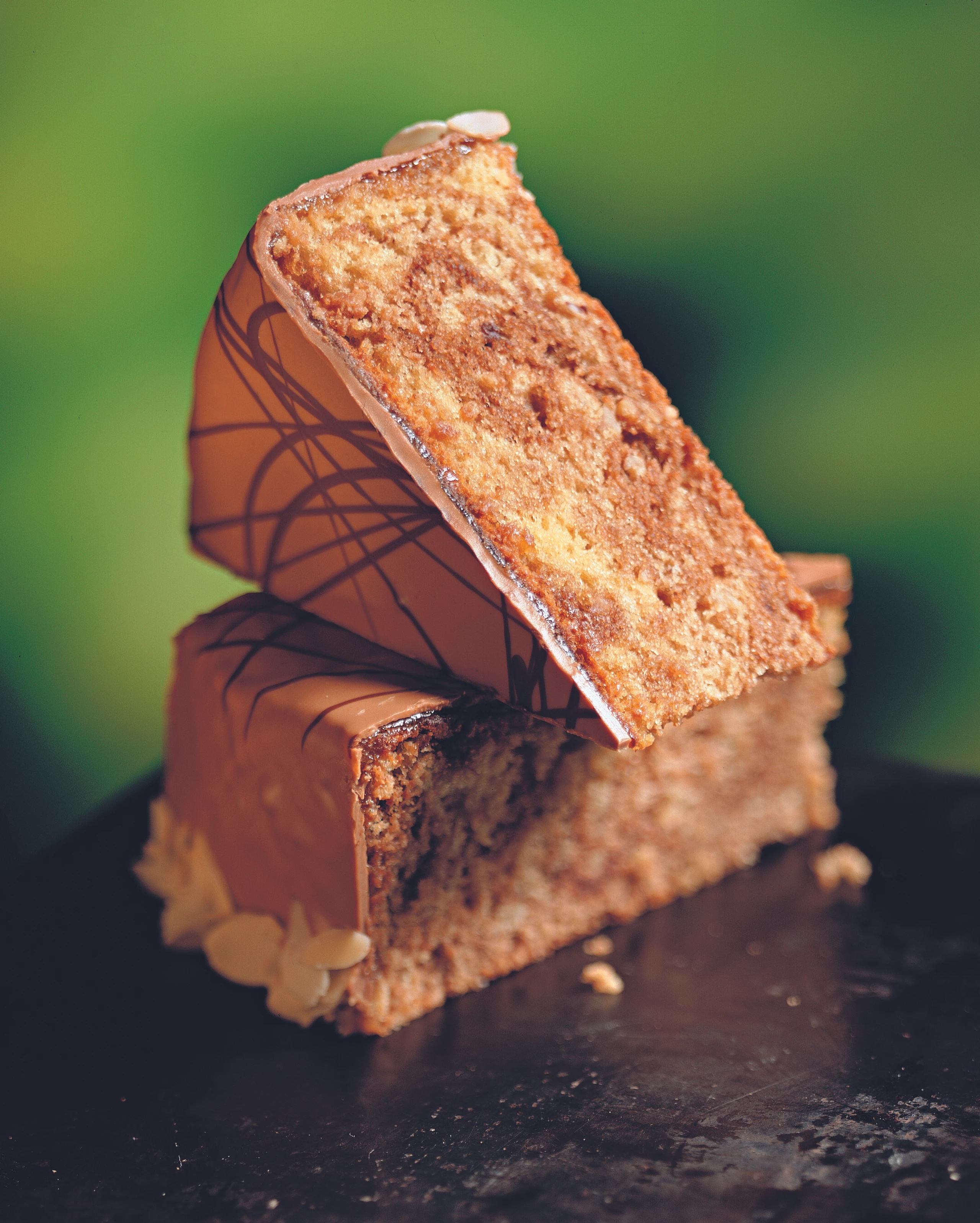 Glasierte Marmortorte