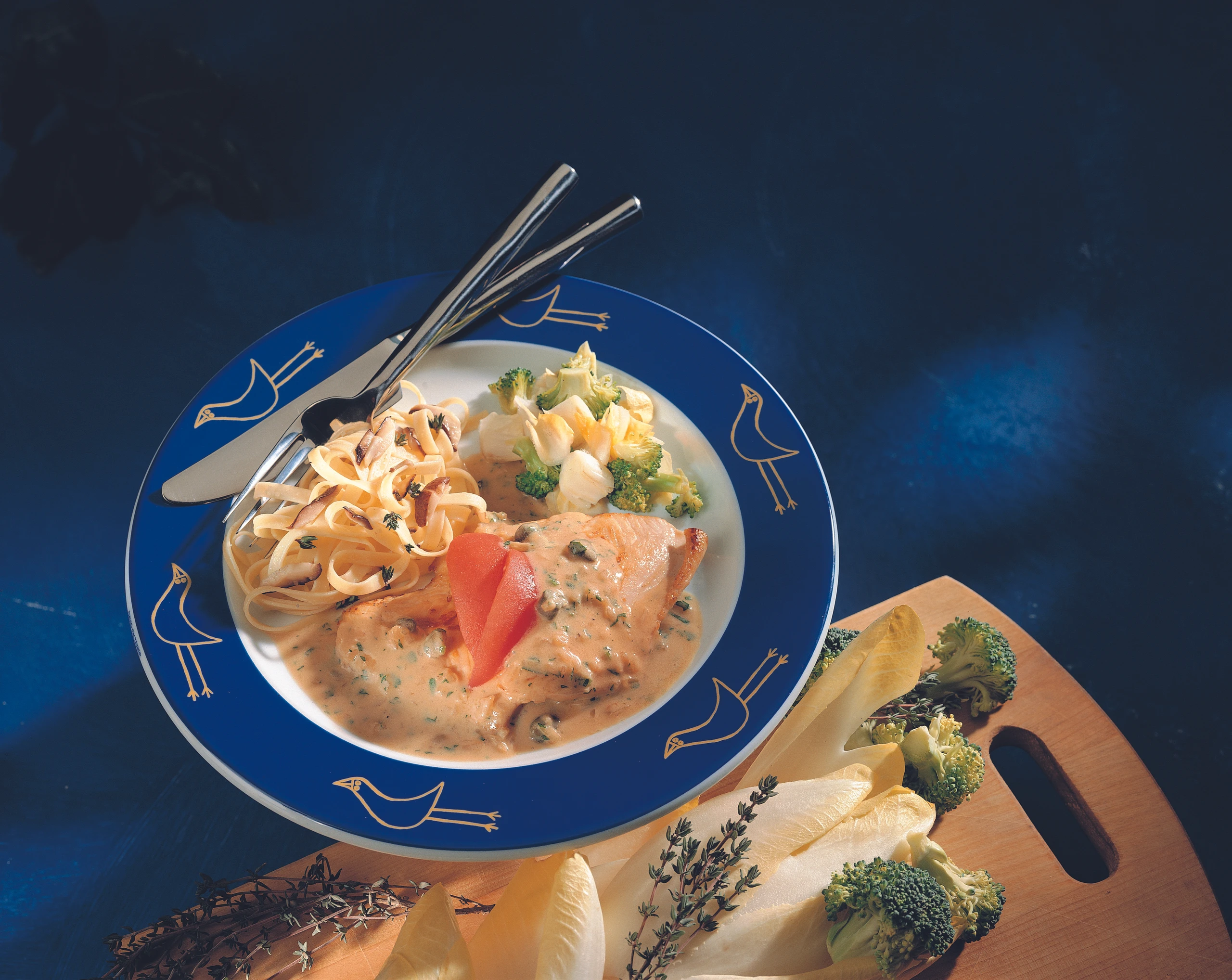 Truthahnschnitzerl mit Kapernsauce