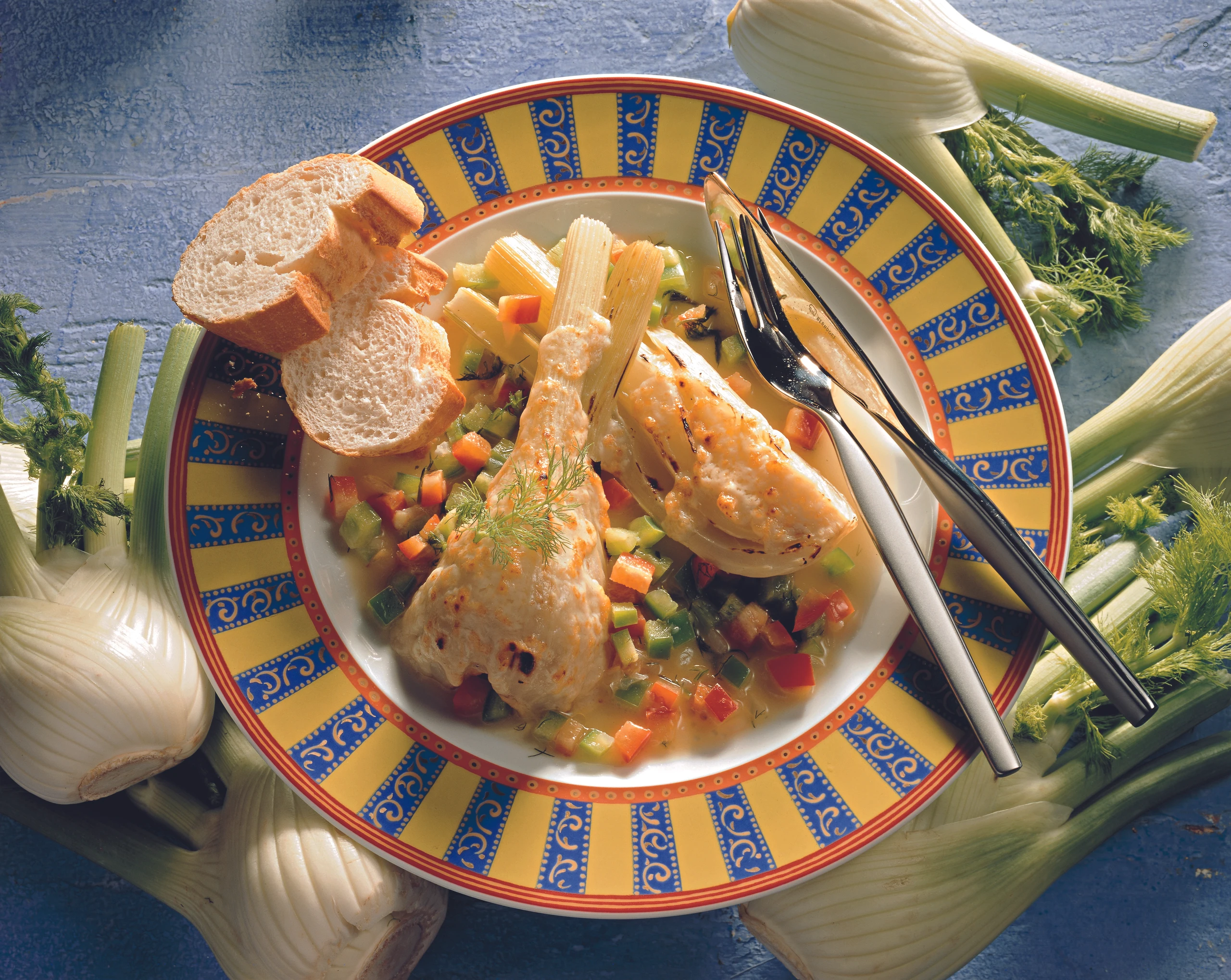 Geschmorter Fenchel mit Parmesan