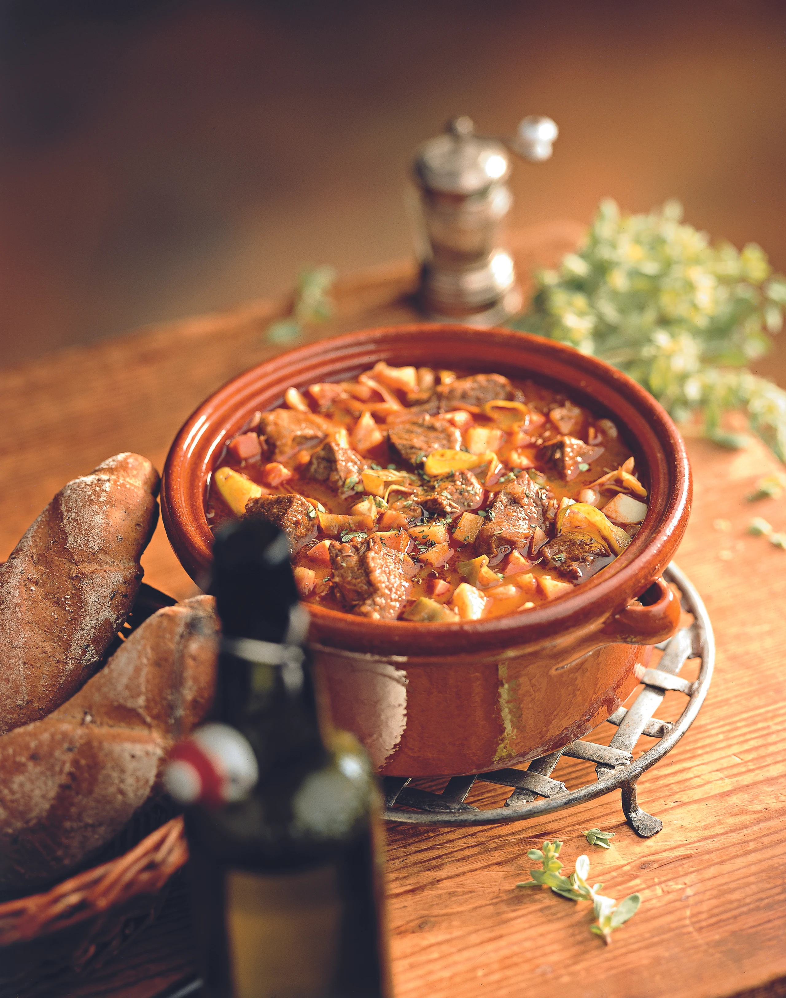 Rindfleisch-Eintopf mit Kraut