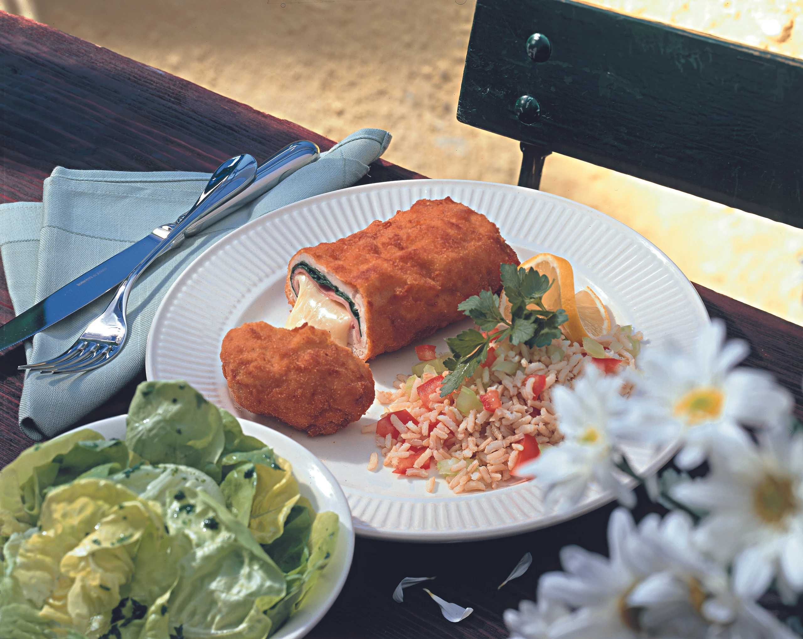 Puten-Blattspinat-Cordon-bleu