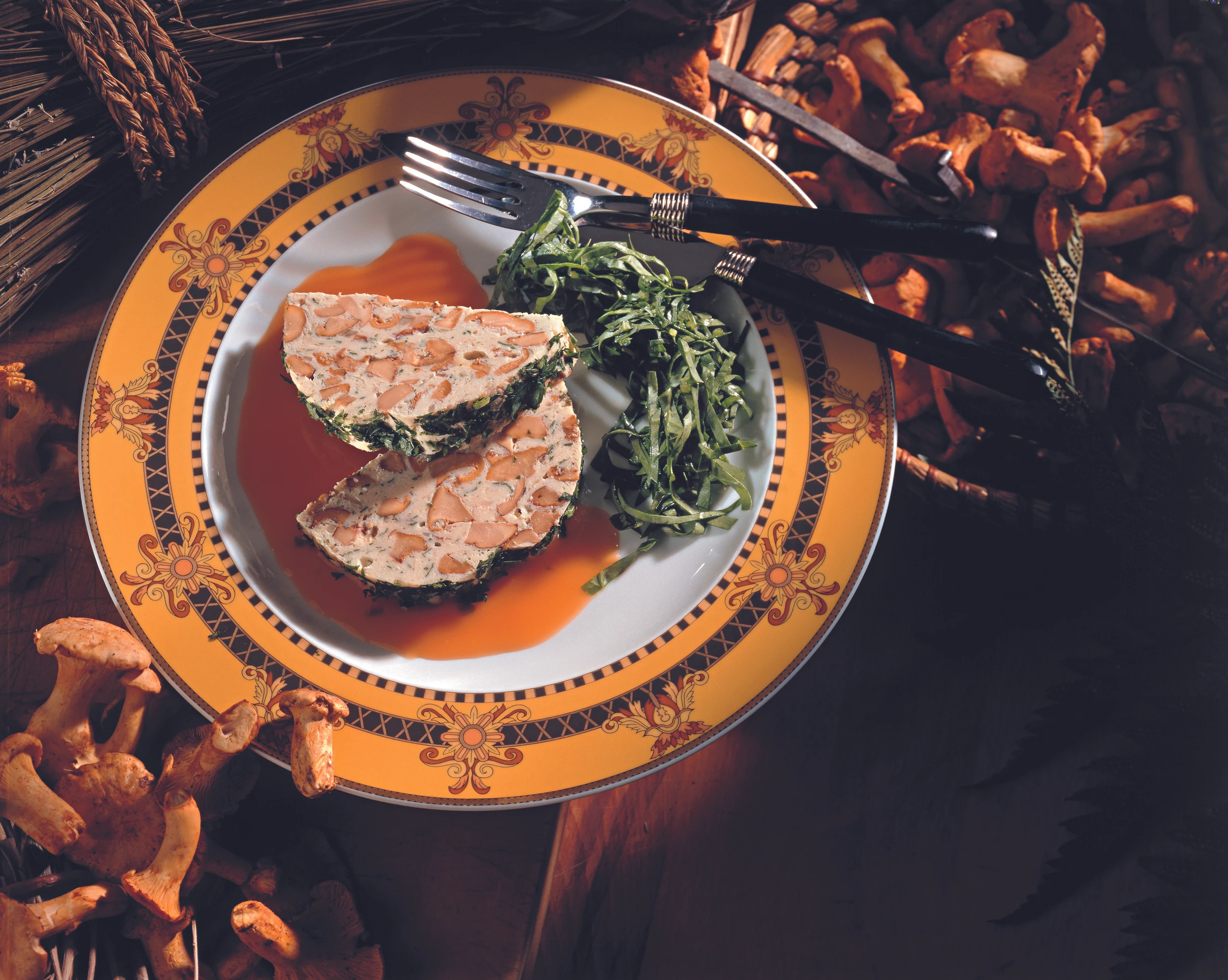 Eierschwammerl-Huhn-Terrine