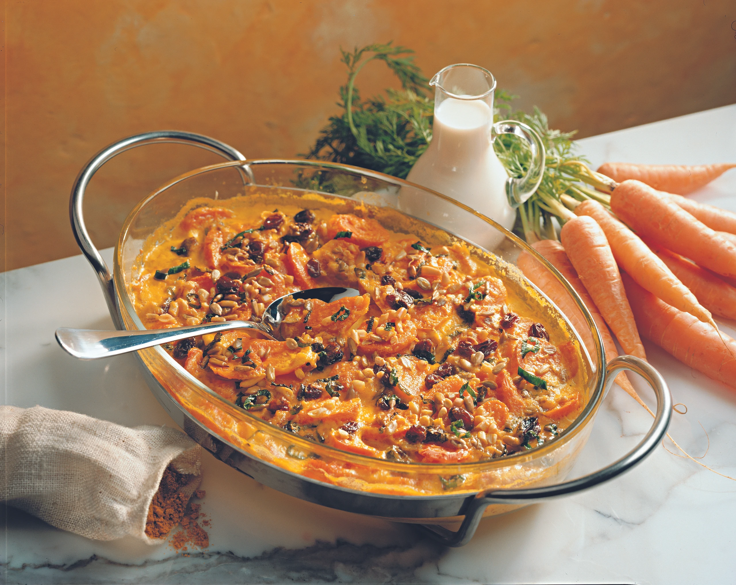 Gratiniertes Karottencurry