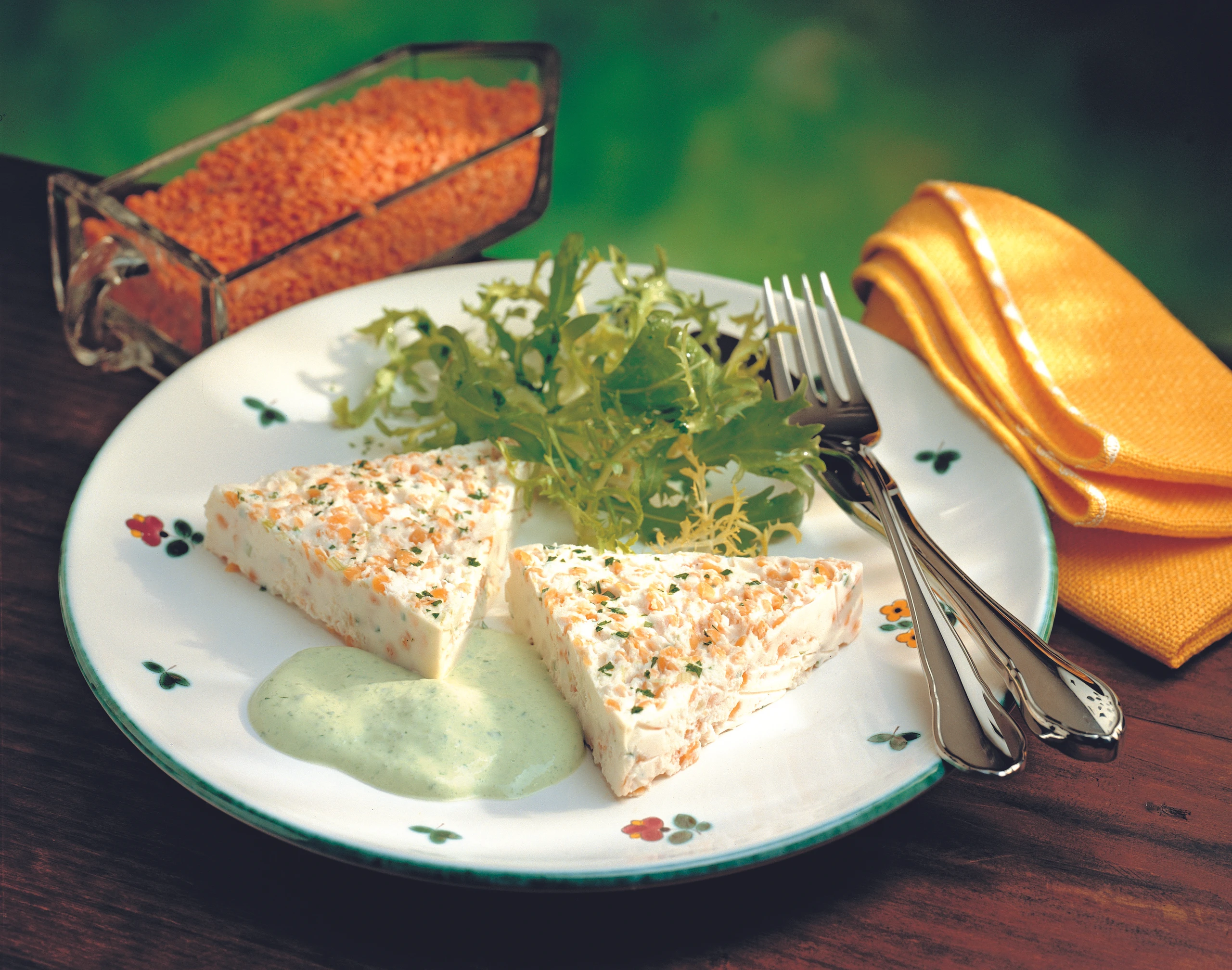 Linsen-Topfen-Terrine