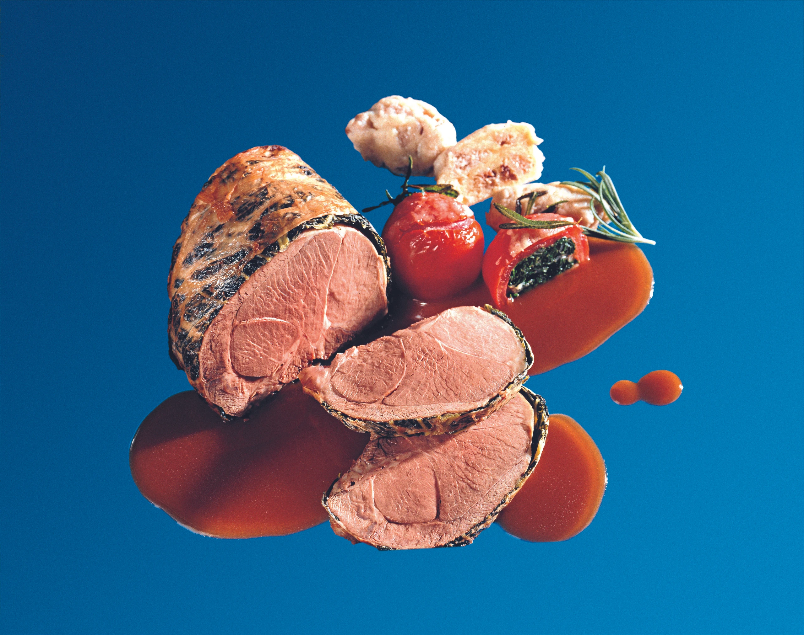 Lammbraten mit Senfsauce