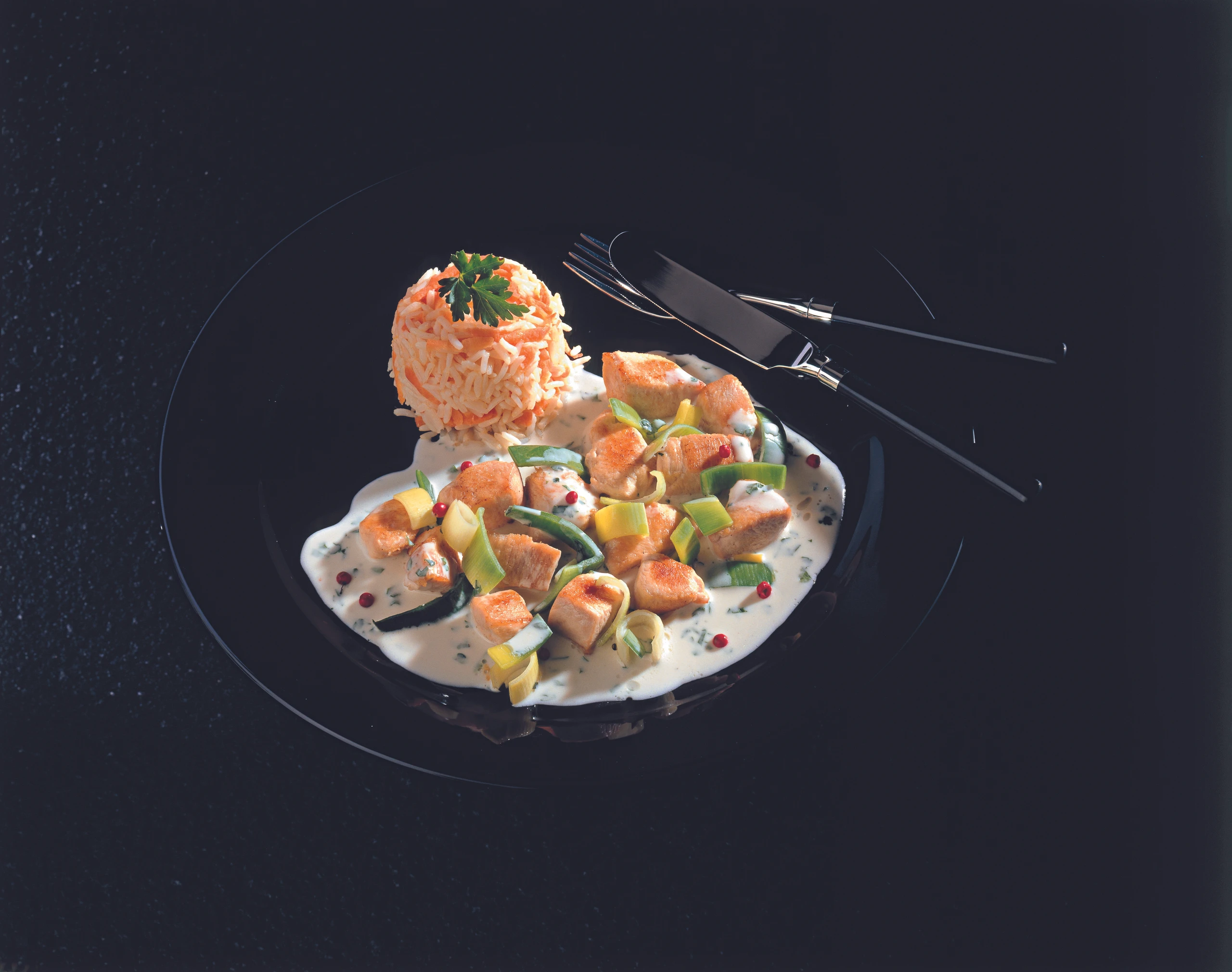 Hühnergeschnetzeltes mit Zitronensauce