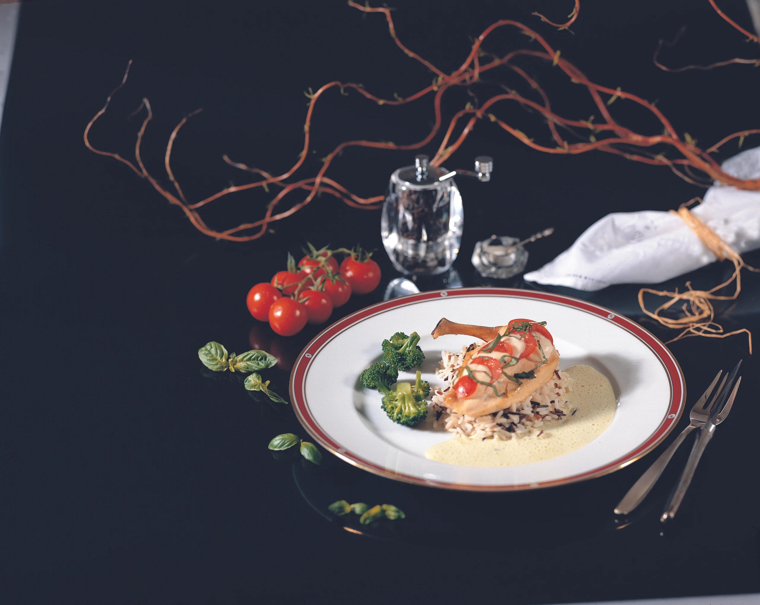 Überbackene Hühnerbrüste à la caprese