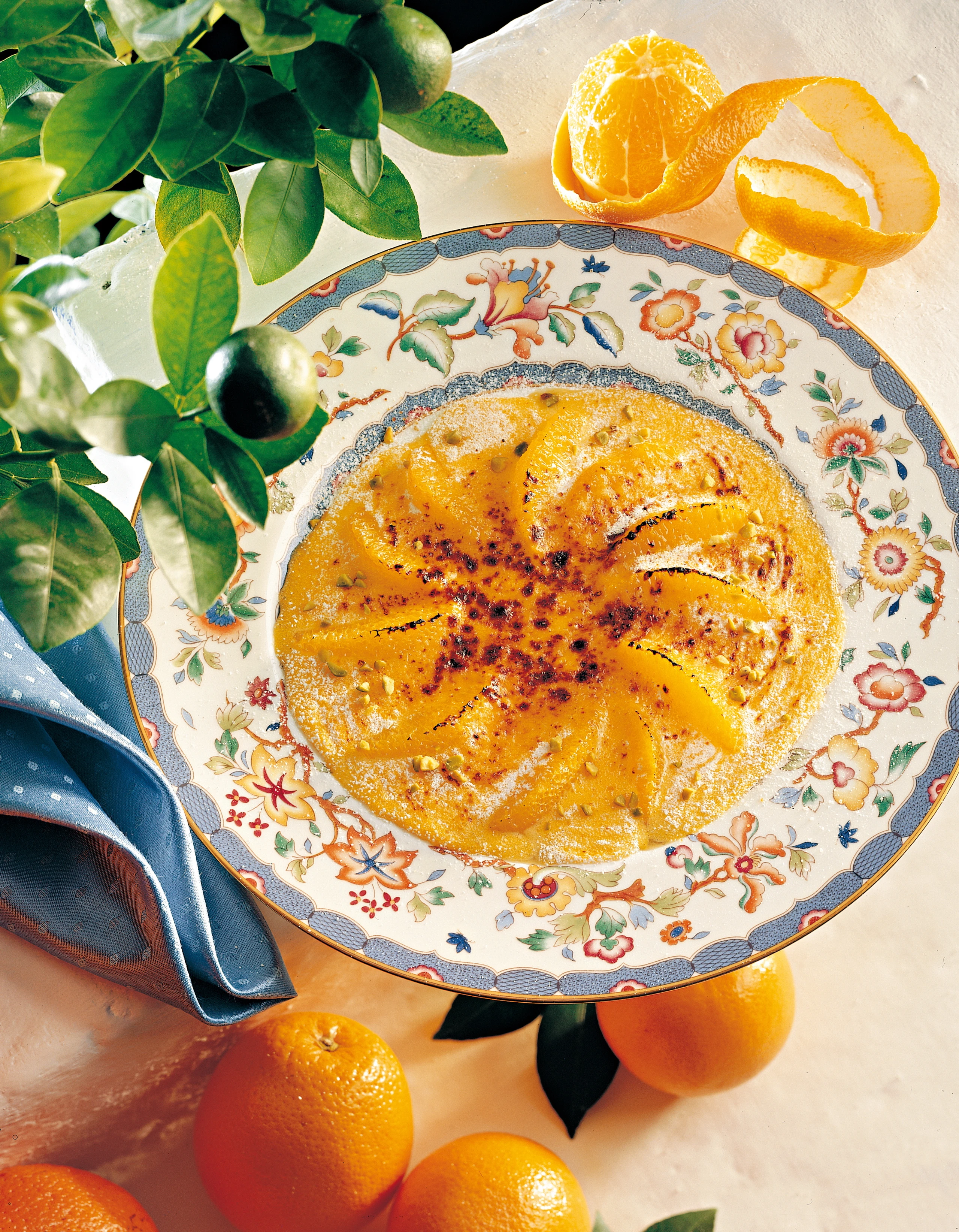 Überbackene Orangenfilets