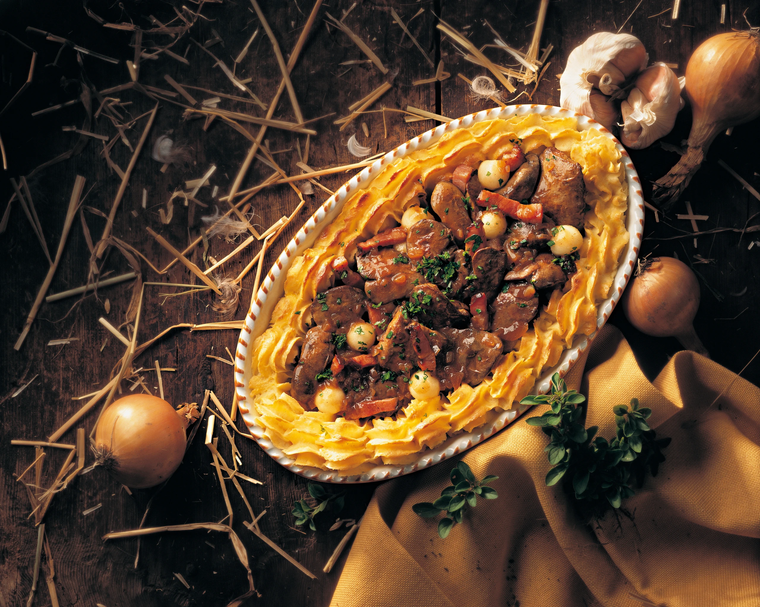Feines Ragout aus Hühnerleber