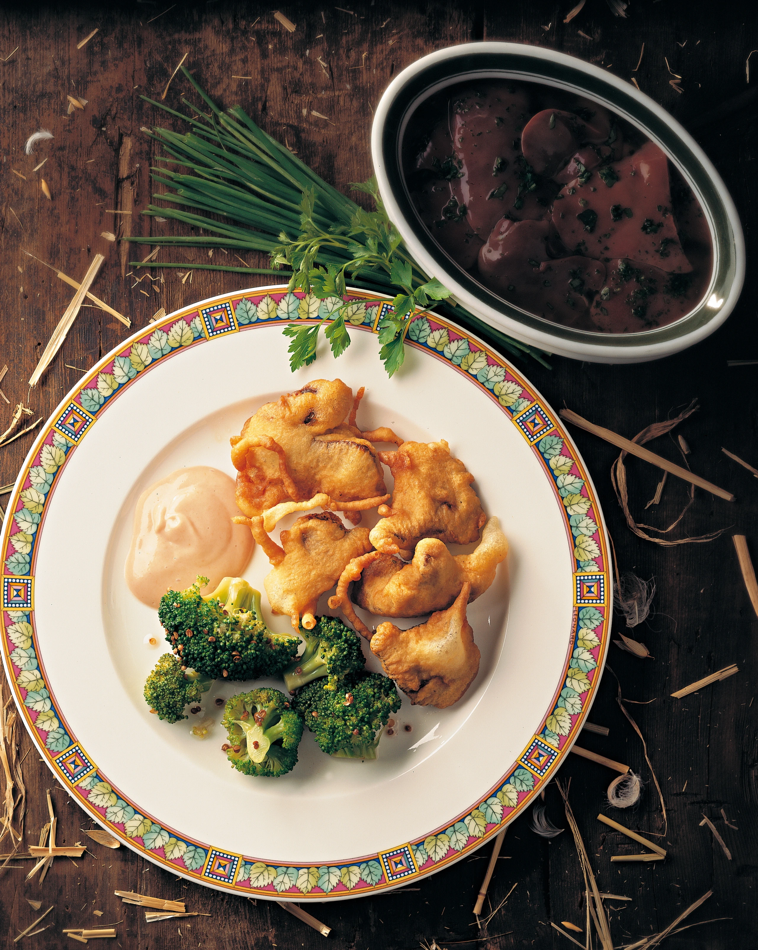 Hühnerleber mariniert & gebacken