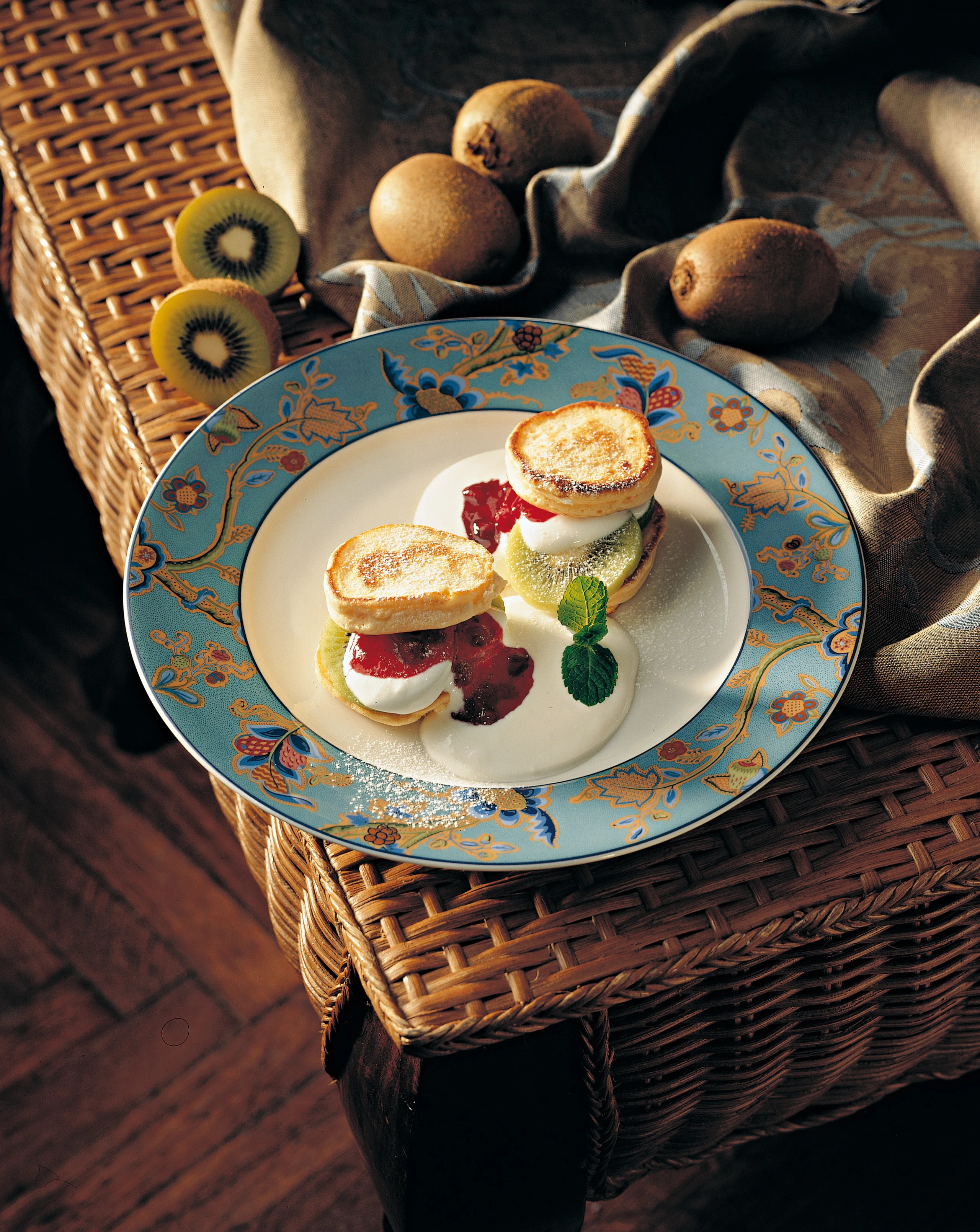 Dalken mit Kiwis und Rahmfülle