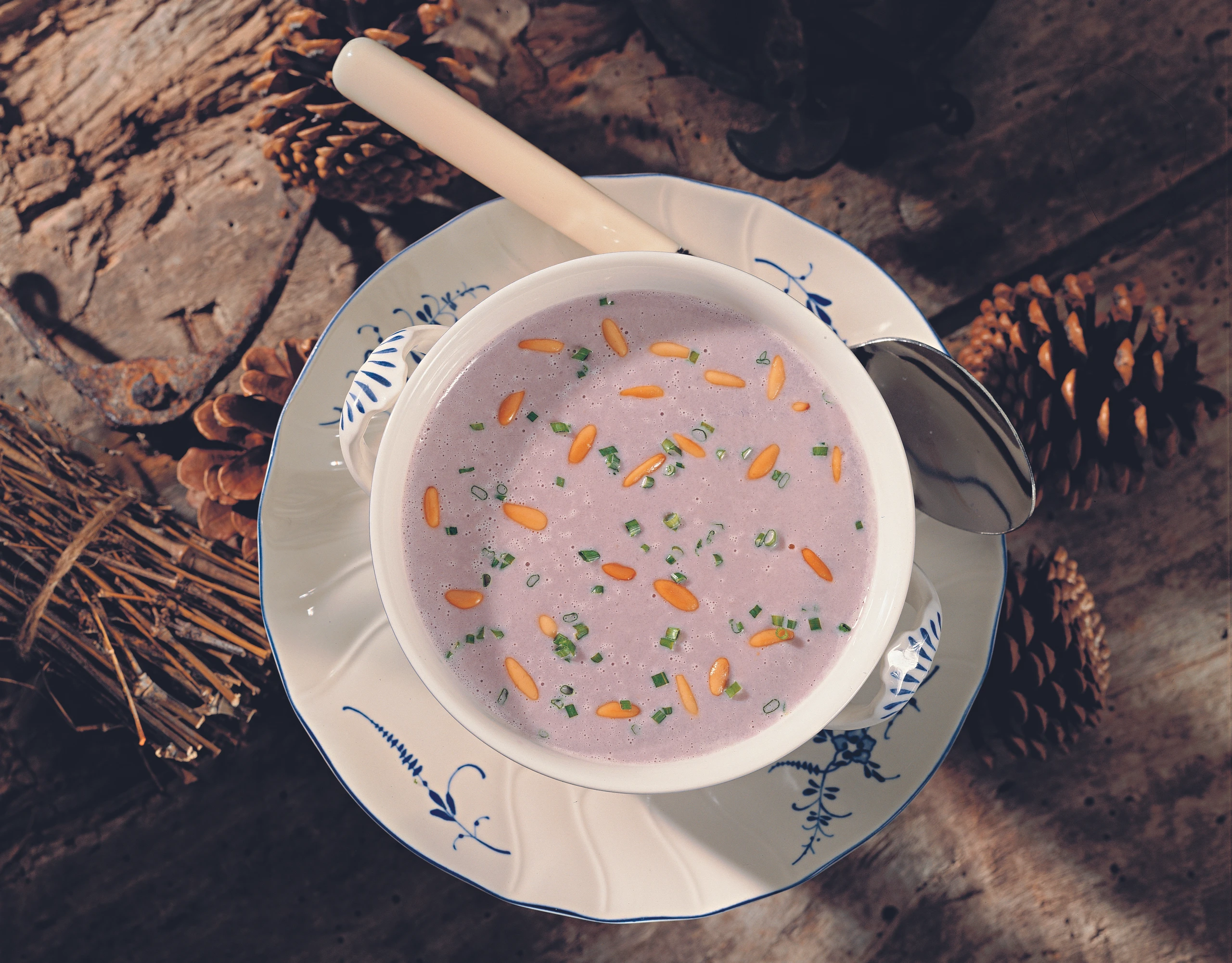 Cremige Rotkrautsuppe