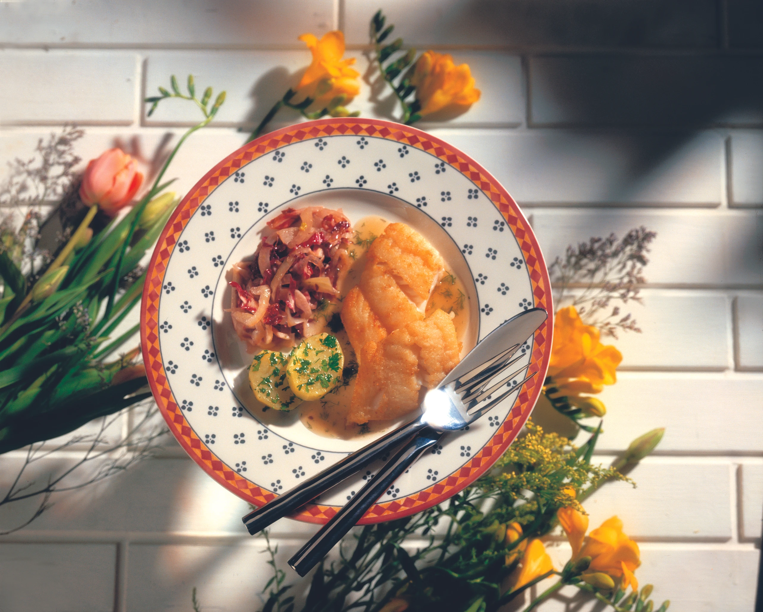 Kabeljaufilets mit Fenchelgemüse