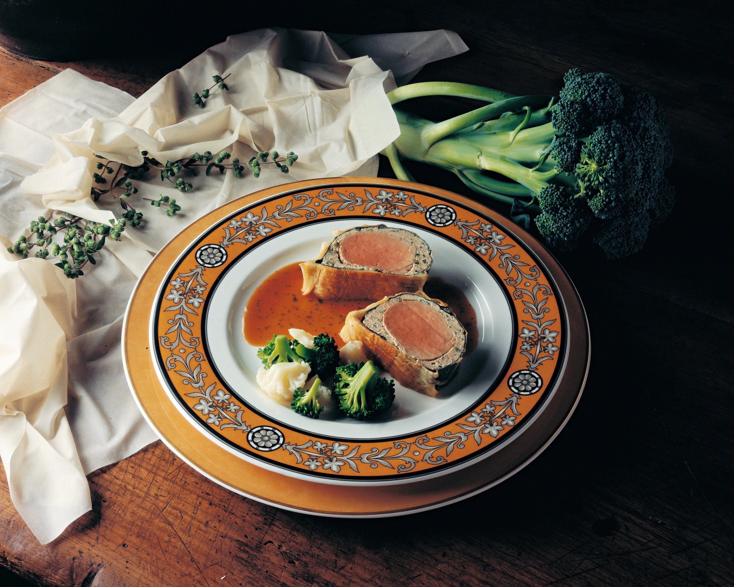 Schweinsfilet im Strudelblatt