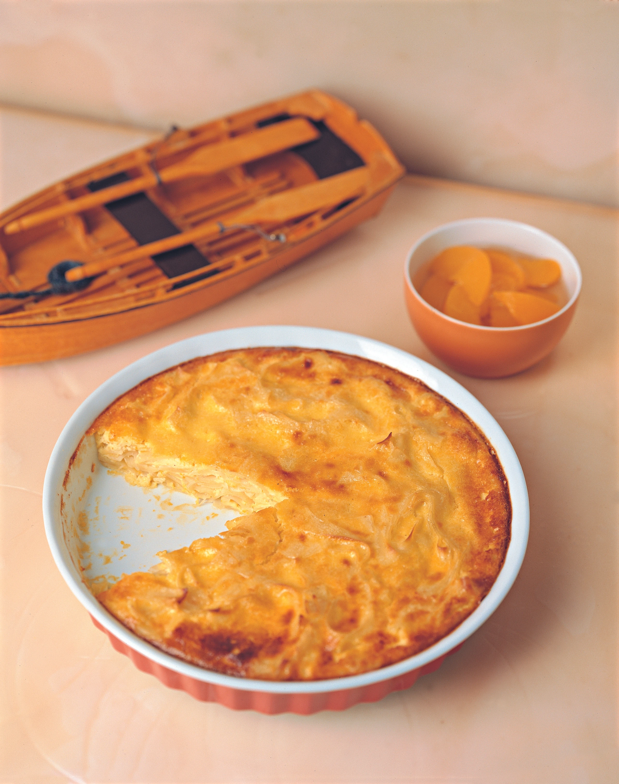 Süßer Nudel-Auflauf