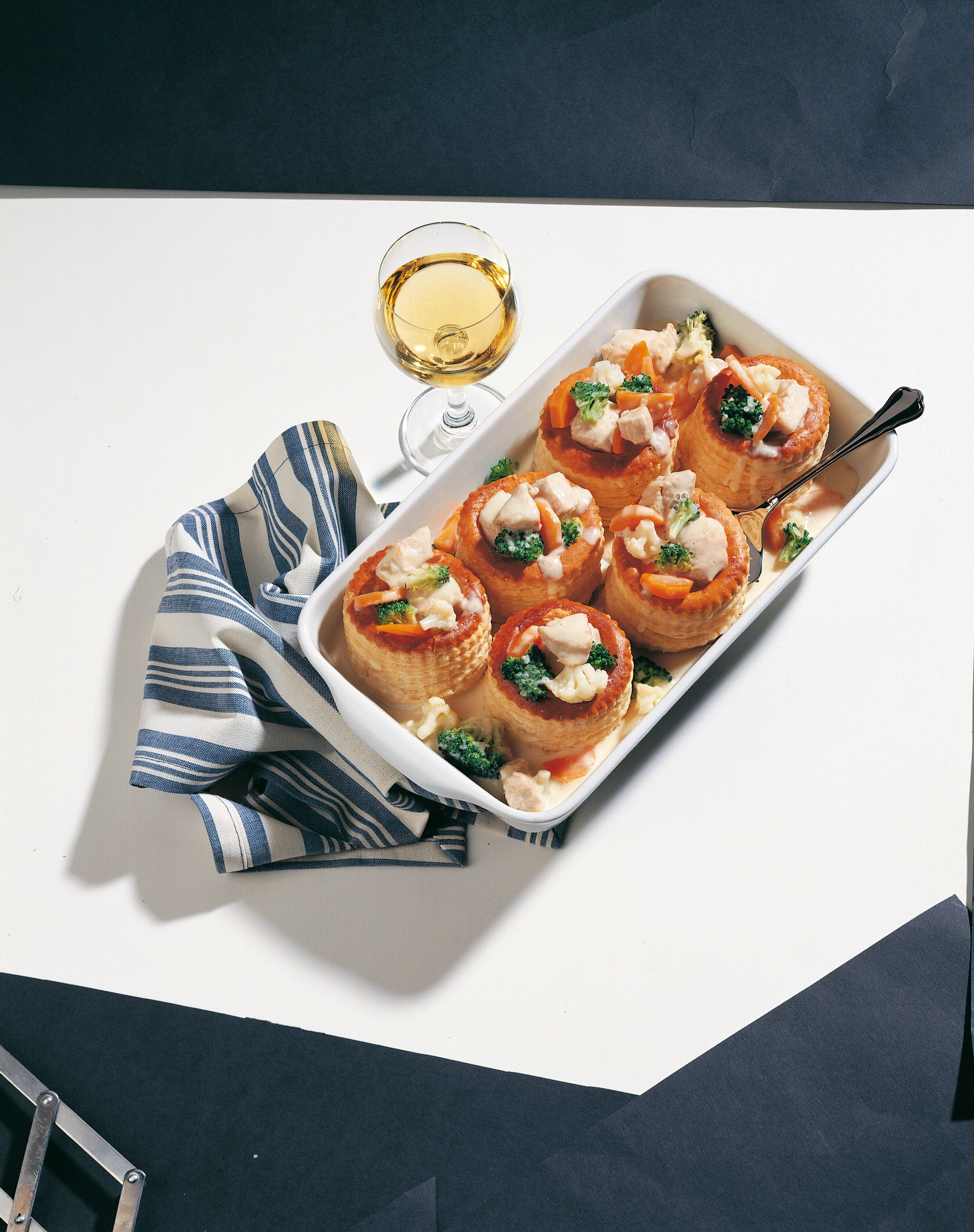 Pikant gefüllte Blätterteig-Pastetchen