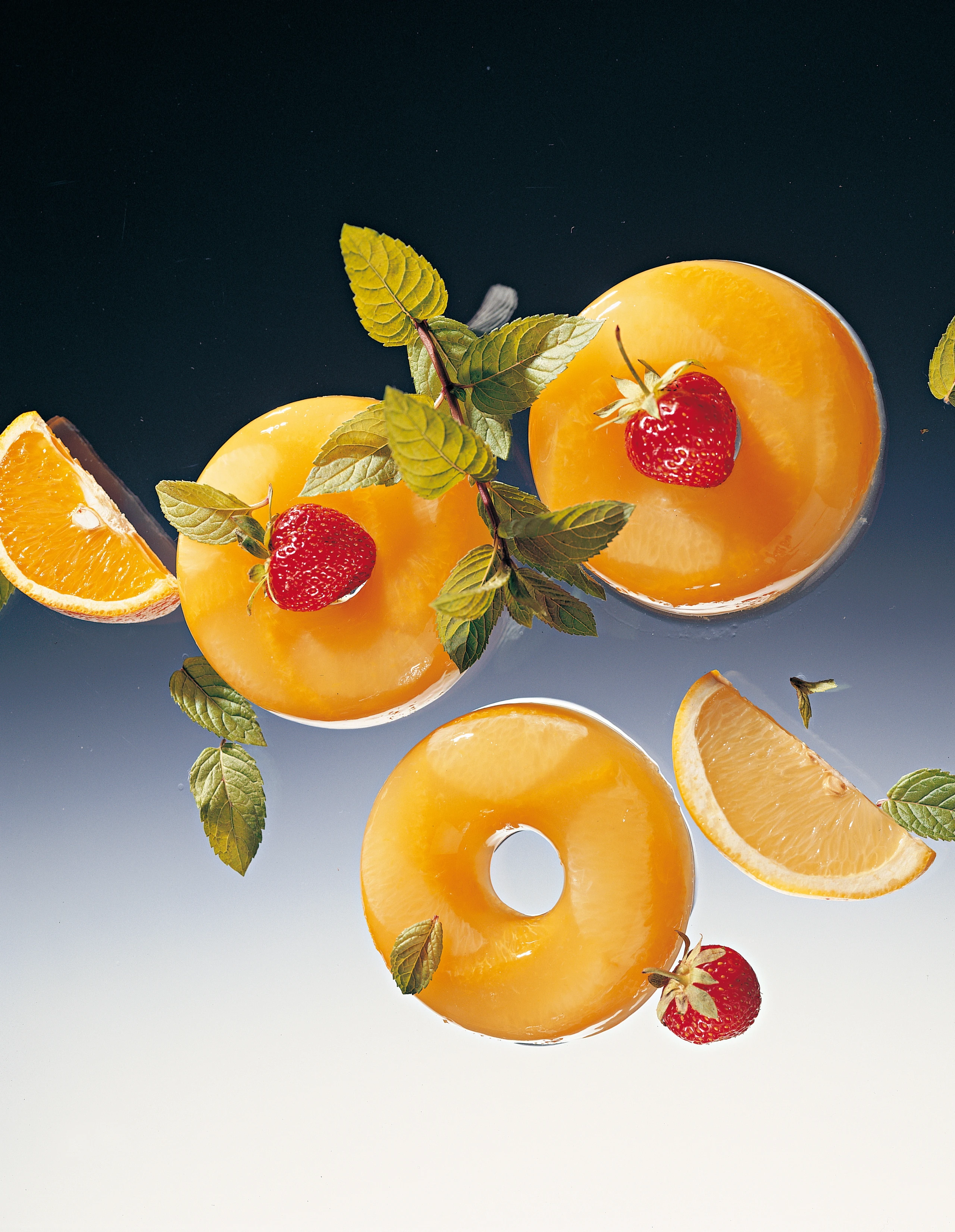 Orangen-Grapefruit-Gelee