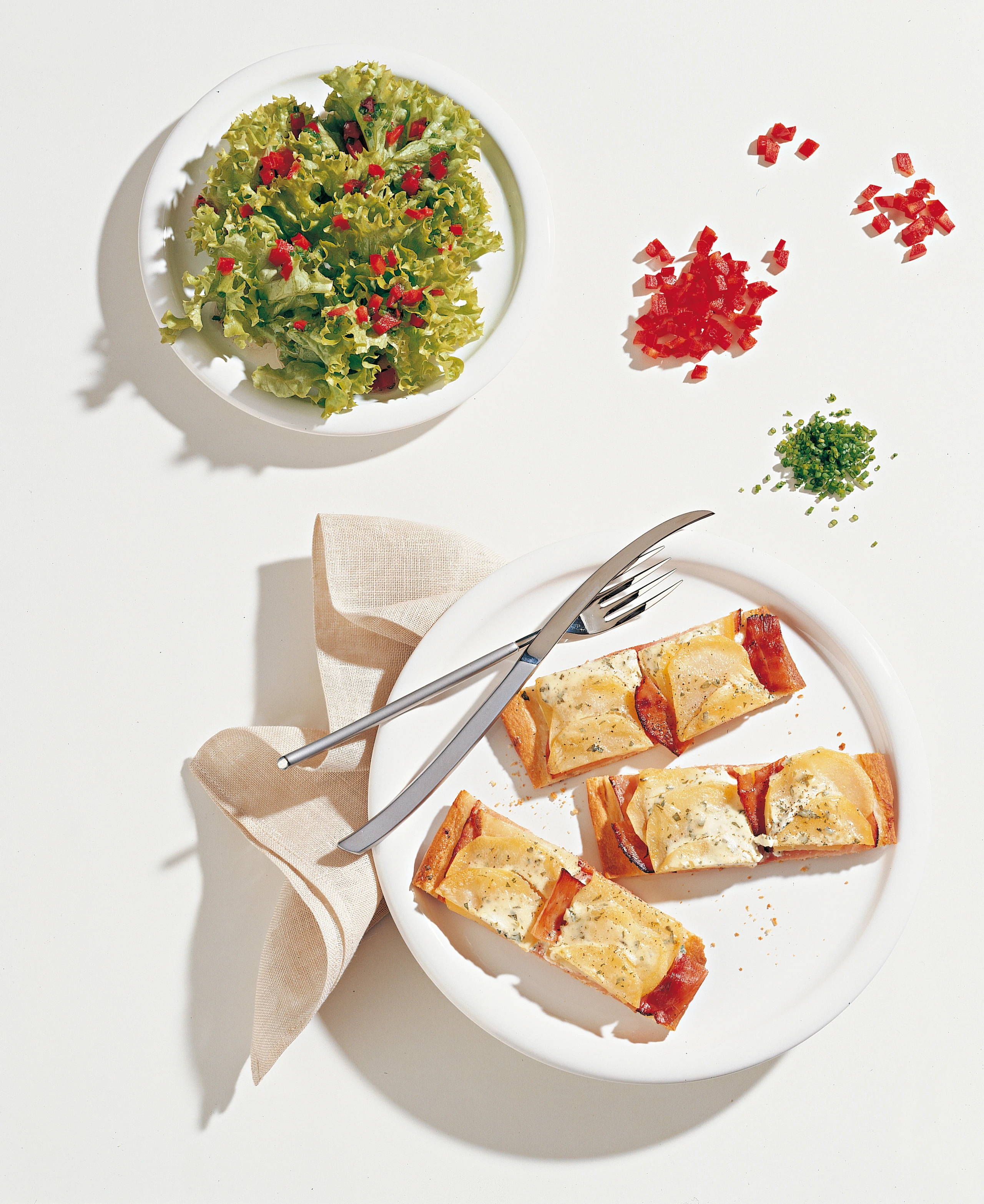 Erdäpfel-Schinken-Schnitten