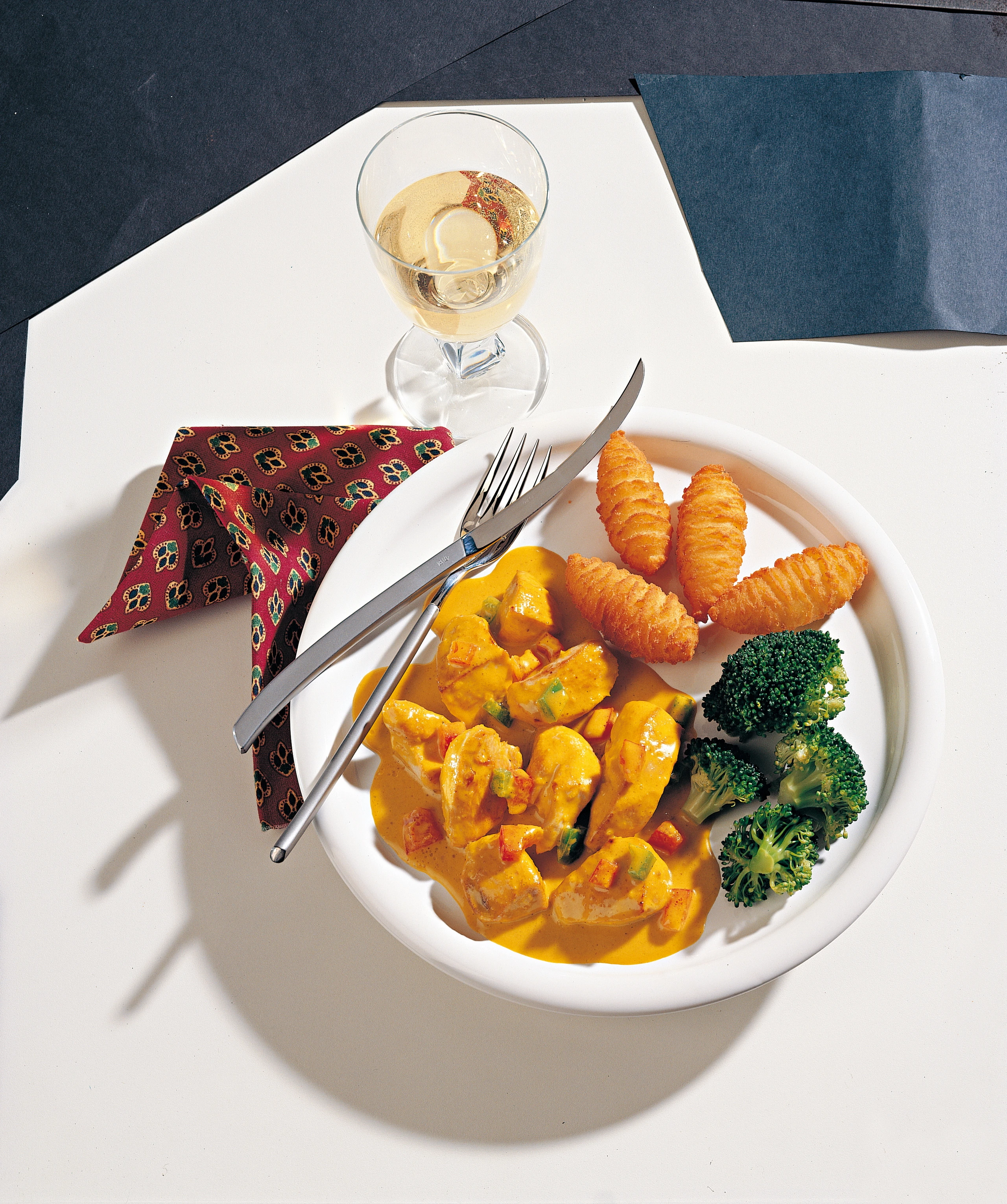 Hühnergeschnetzeltes mit Curry