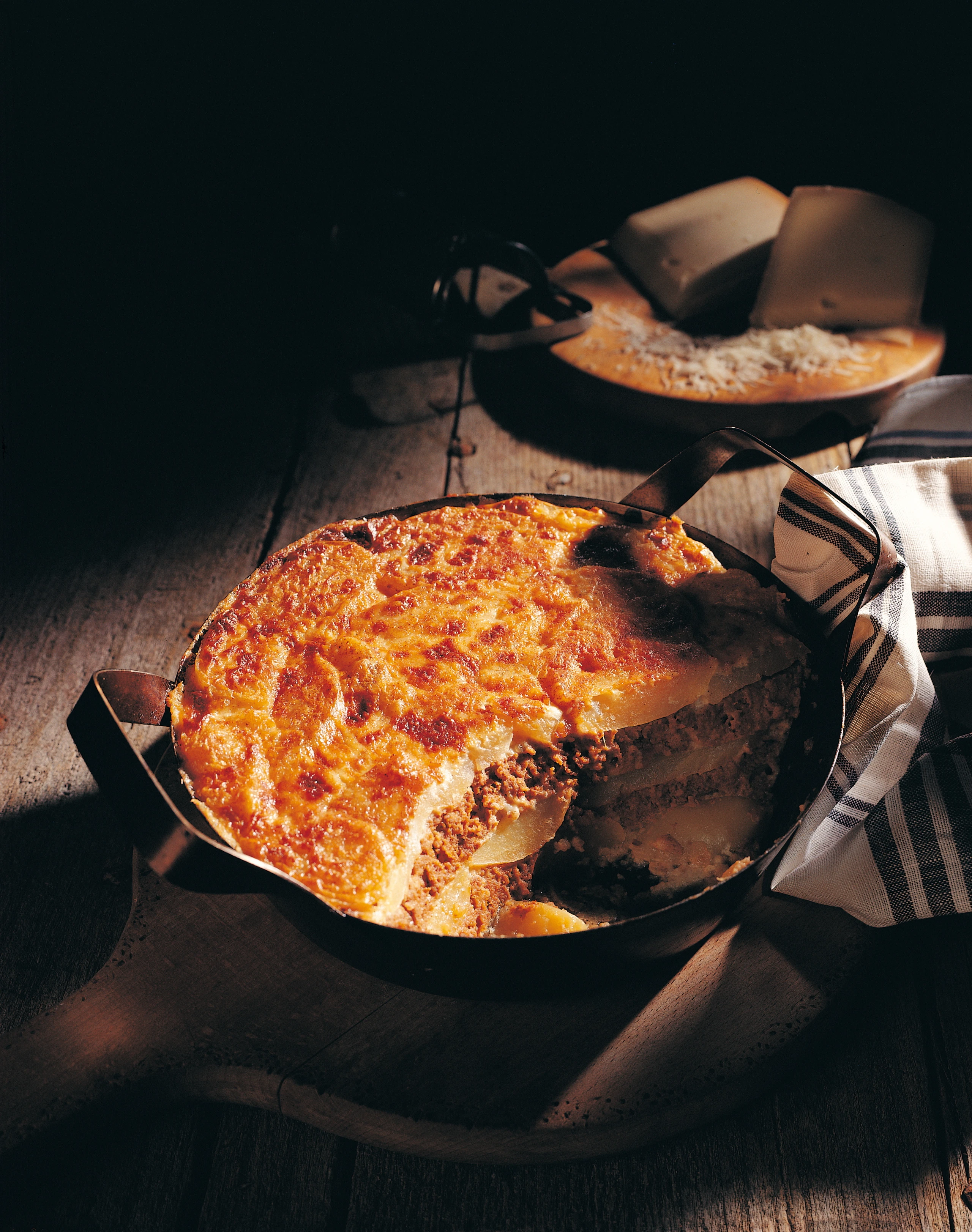 Erdäpfel-Auflauf mit Faschiertem