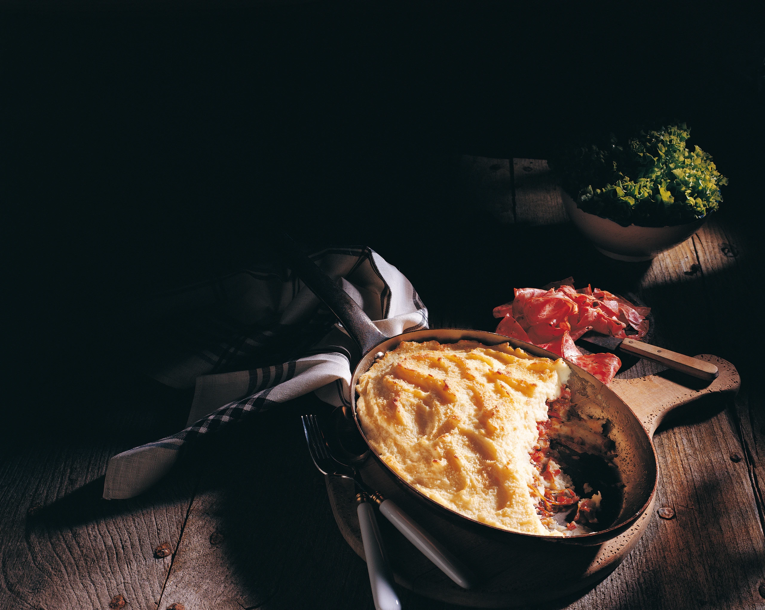 Gefülltes Erdäpfelpüree