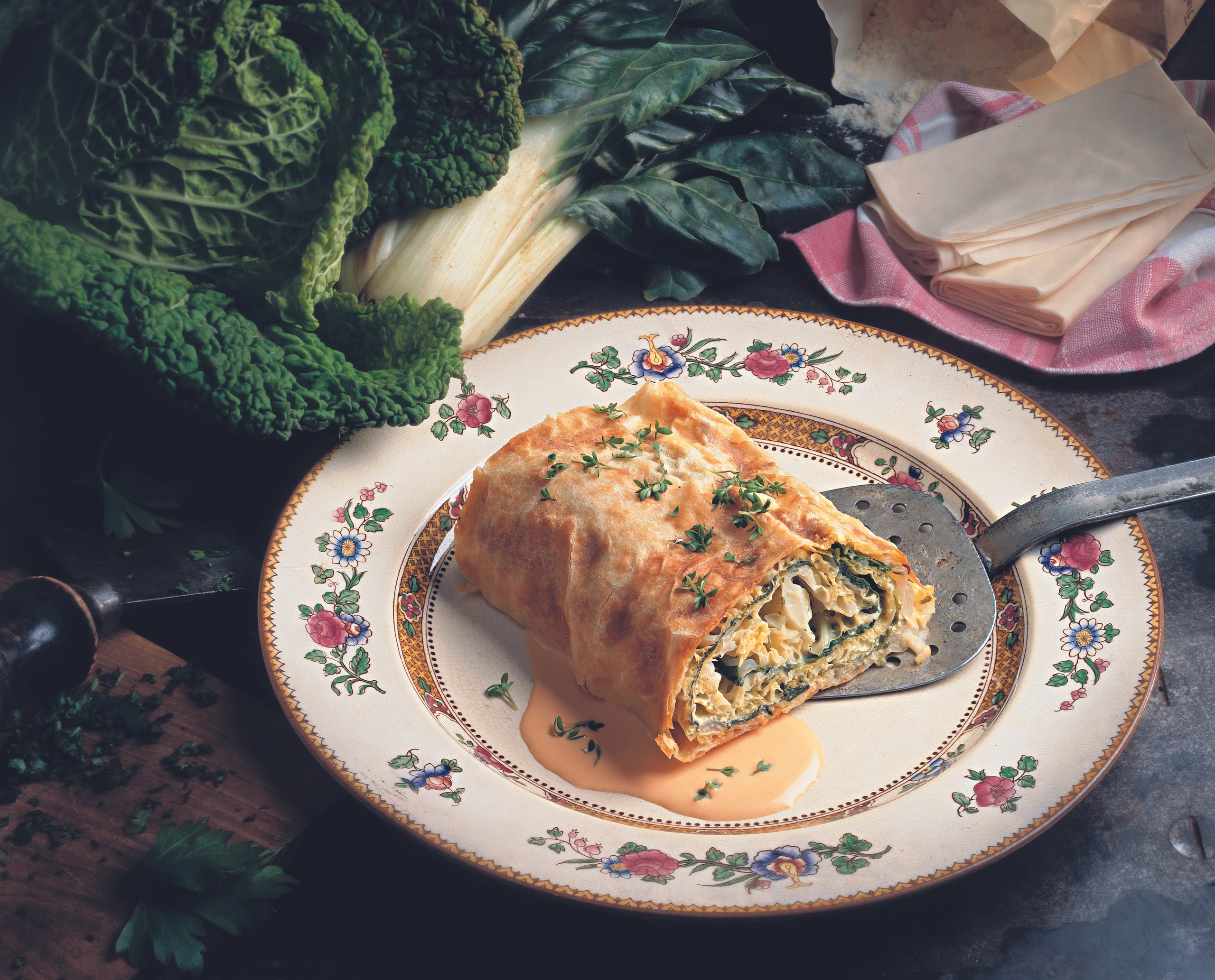 Mangold-Kohl-Strudel